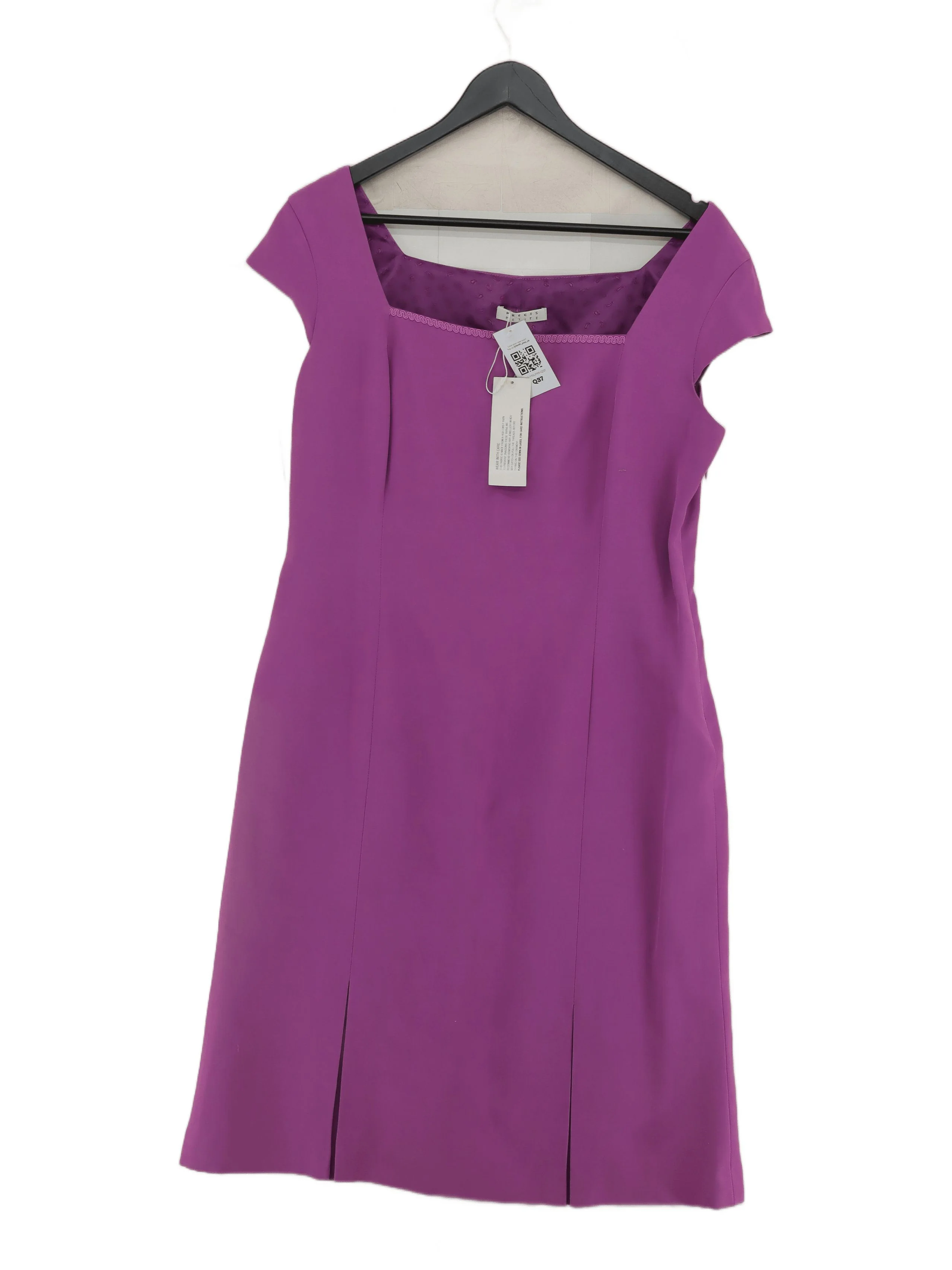 Precis Petite Mini Dress UK14 in Purple
