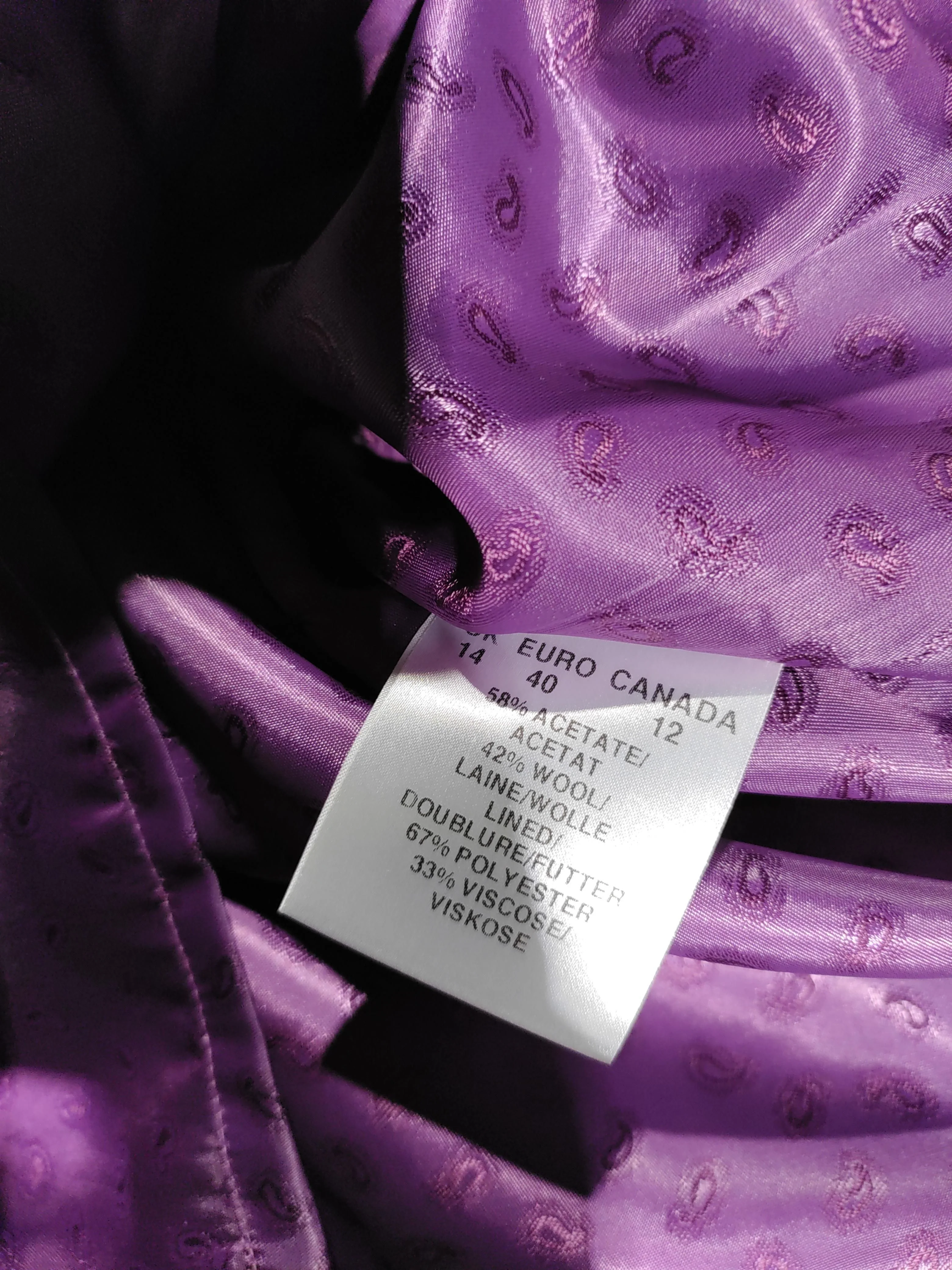 Precis Petite Mini Dress UK14 in Purple - Image 6