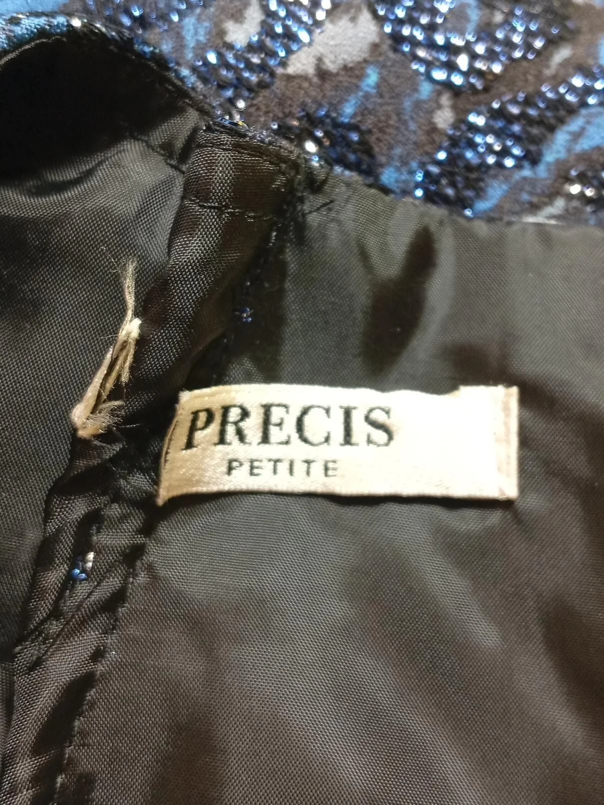 Precis Petite T-Shirt Mini Dress in Blue - Image 5