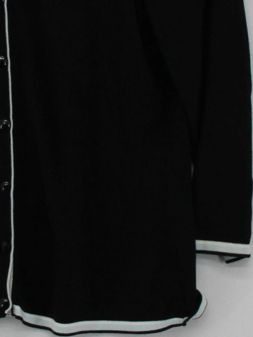Precis Petite Women's Cardigan UK 10 Black 100% Other Round Neck Cardigan - Image 4