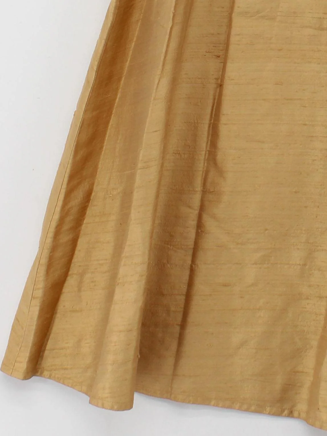Precis Petite Women's Midi Skirt UK 14 Tan Silk with Acetate Midi A-Line - Image 4