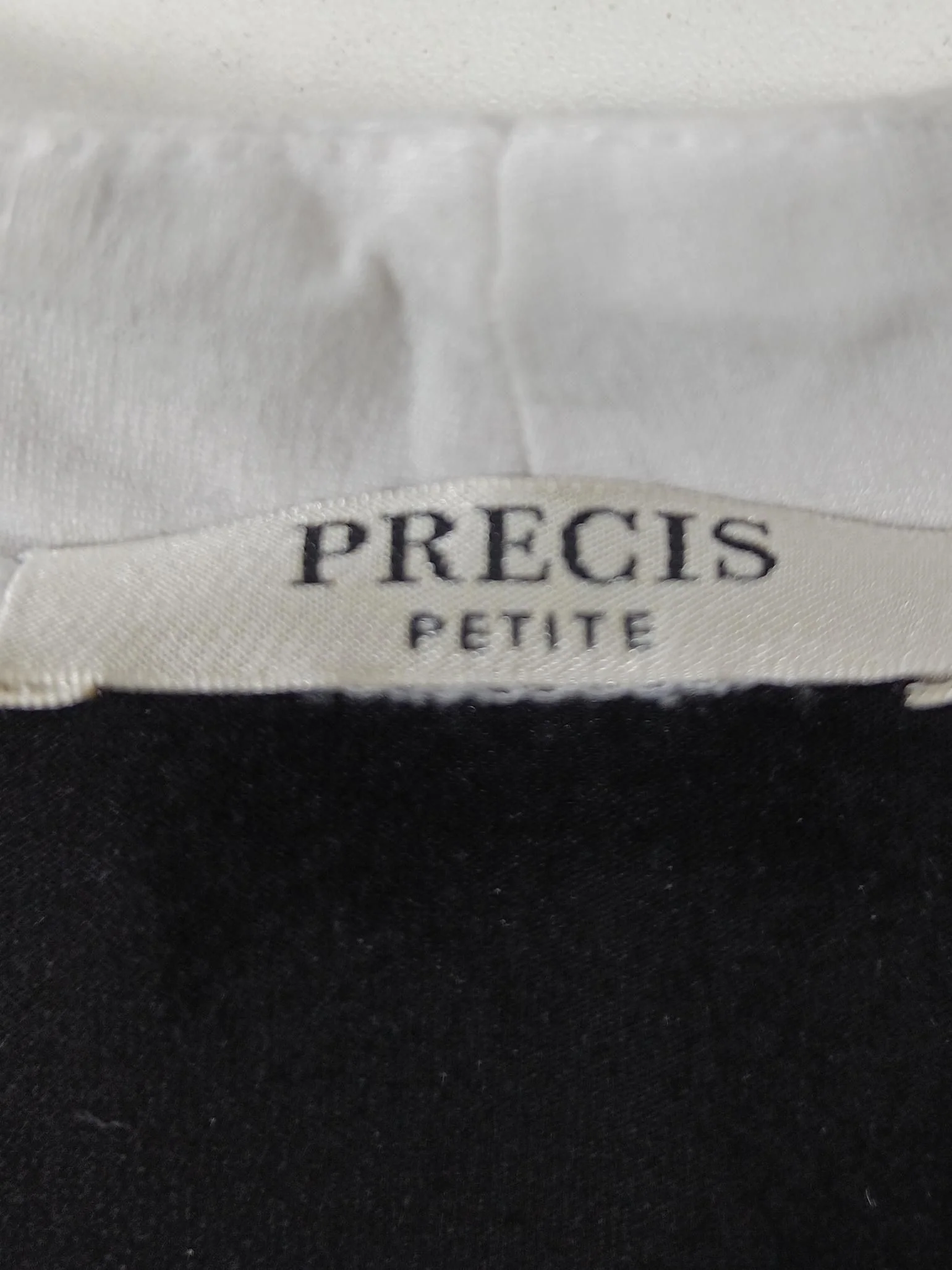 Precis Petite Women's T-Shirt L Black Viscose with Elastane Basic - Image 5
