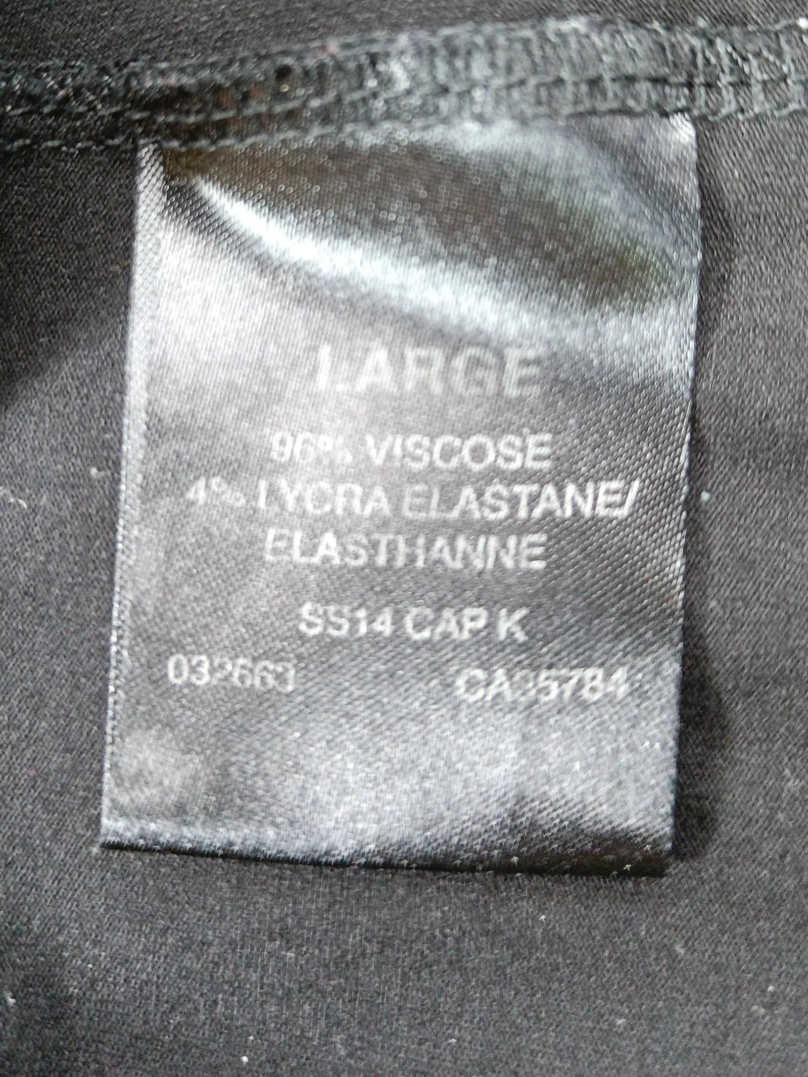 Precis Petite Women's T-Shirt L Black Viscose with Elastane Basic - Image 6