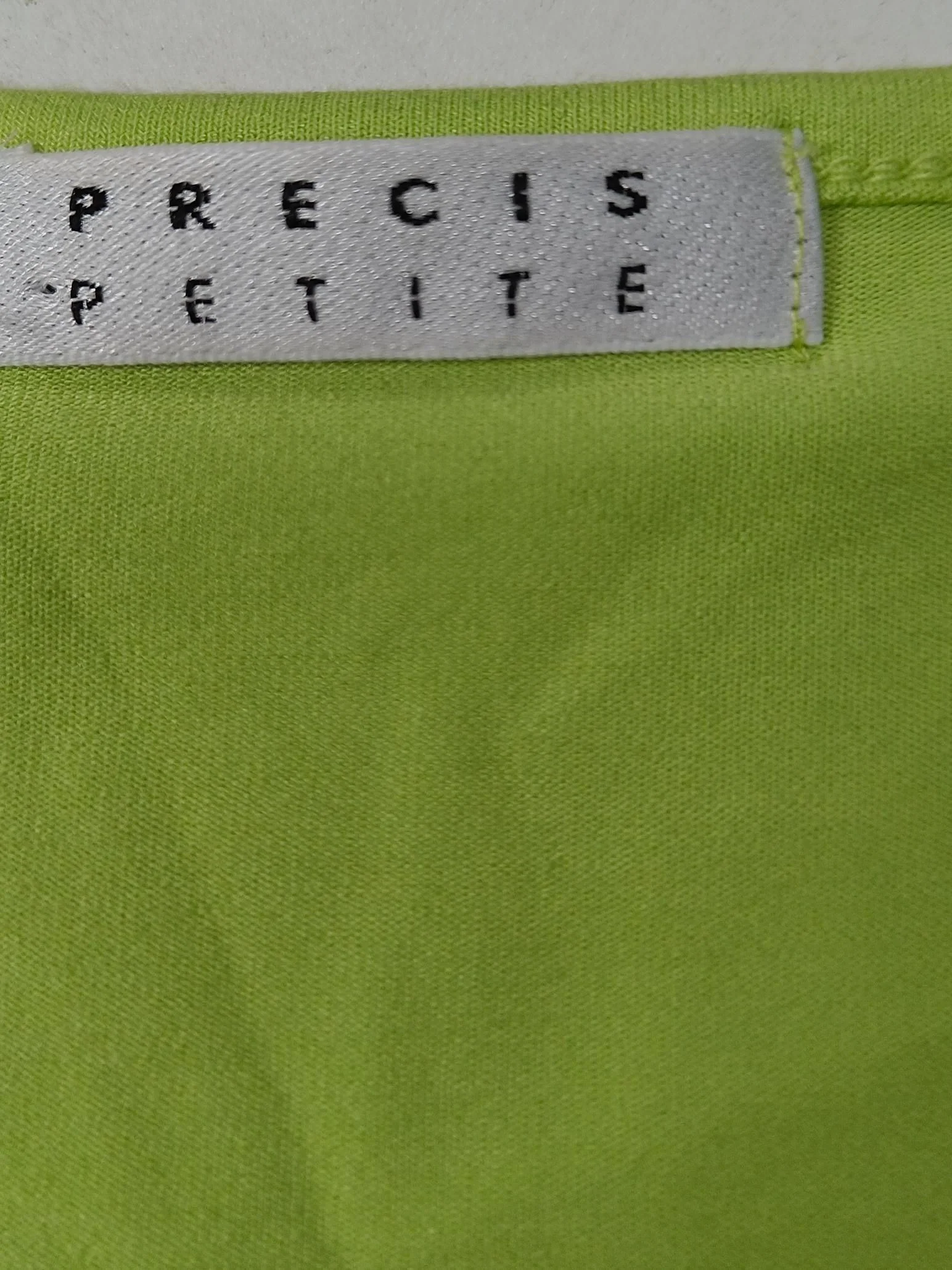 Precis Petite Women's T-Shirt L Green Viscose with Elastane Basic - Image 6