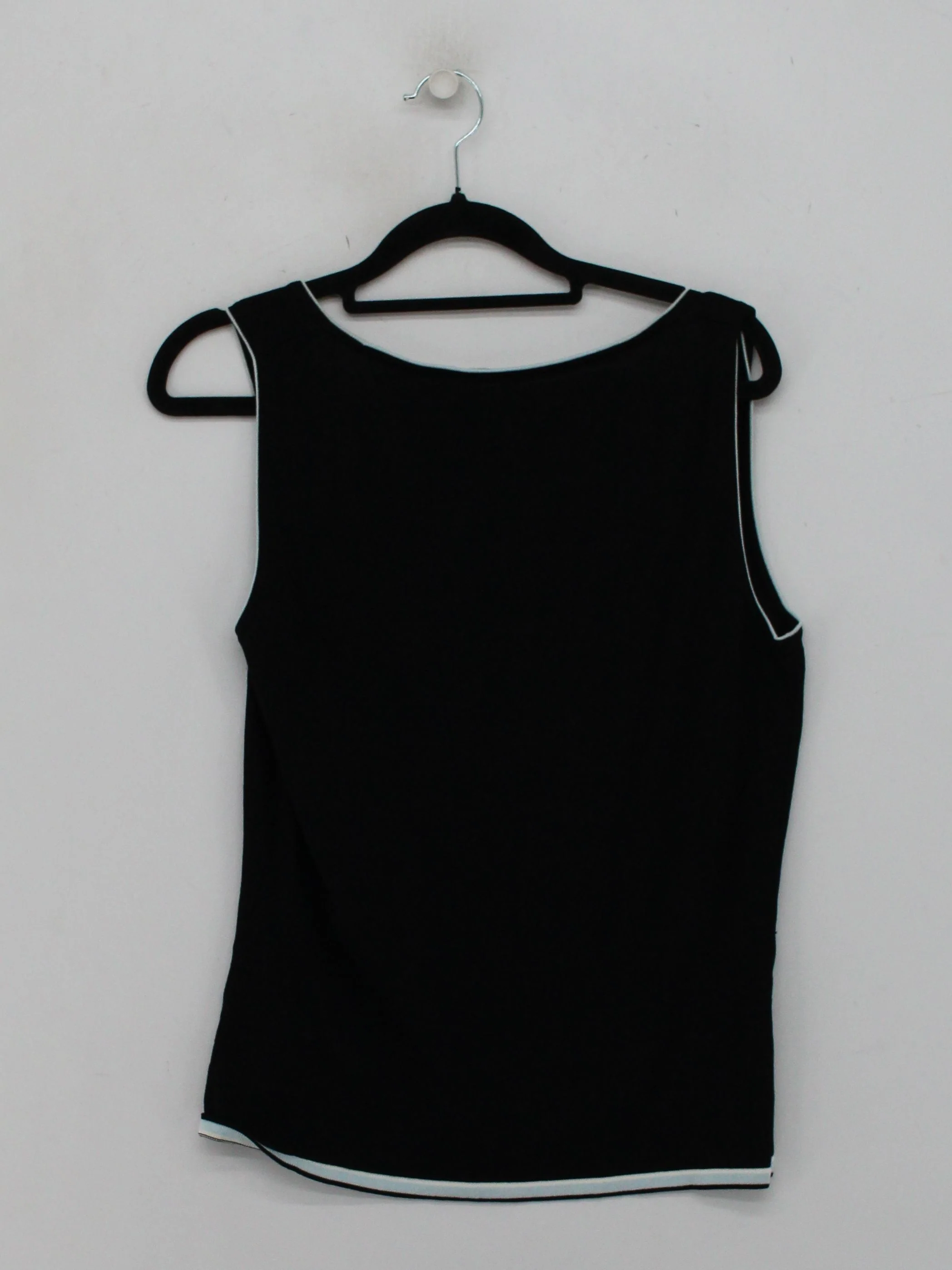 Precis Petite Women's T-Shirt S Black Viscose with Polyamide Basic - Image 2