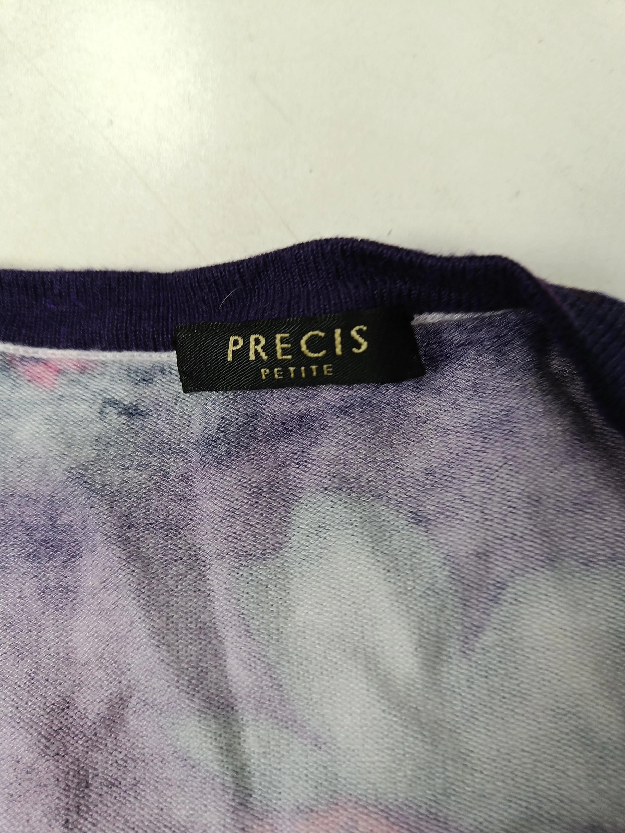 Precis Petite Women's Top L Multi Viscose with Nylon, Elastane Basic - Image 6