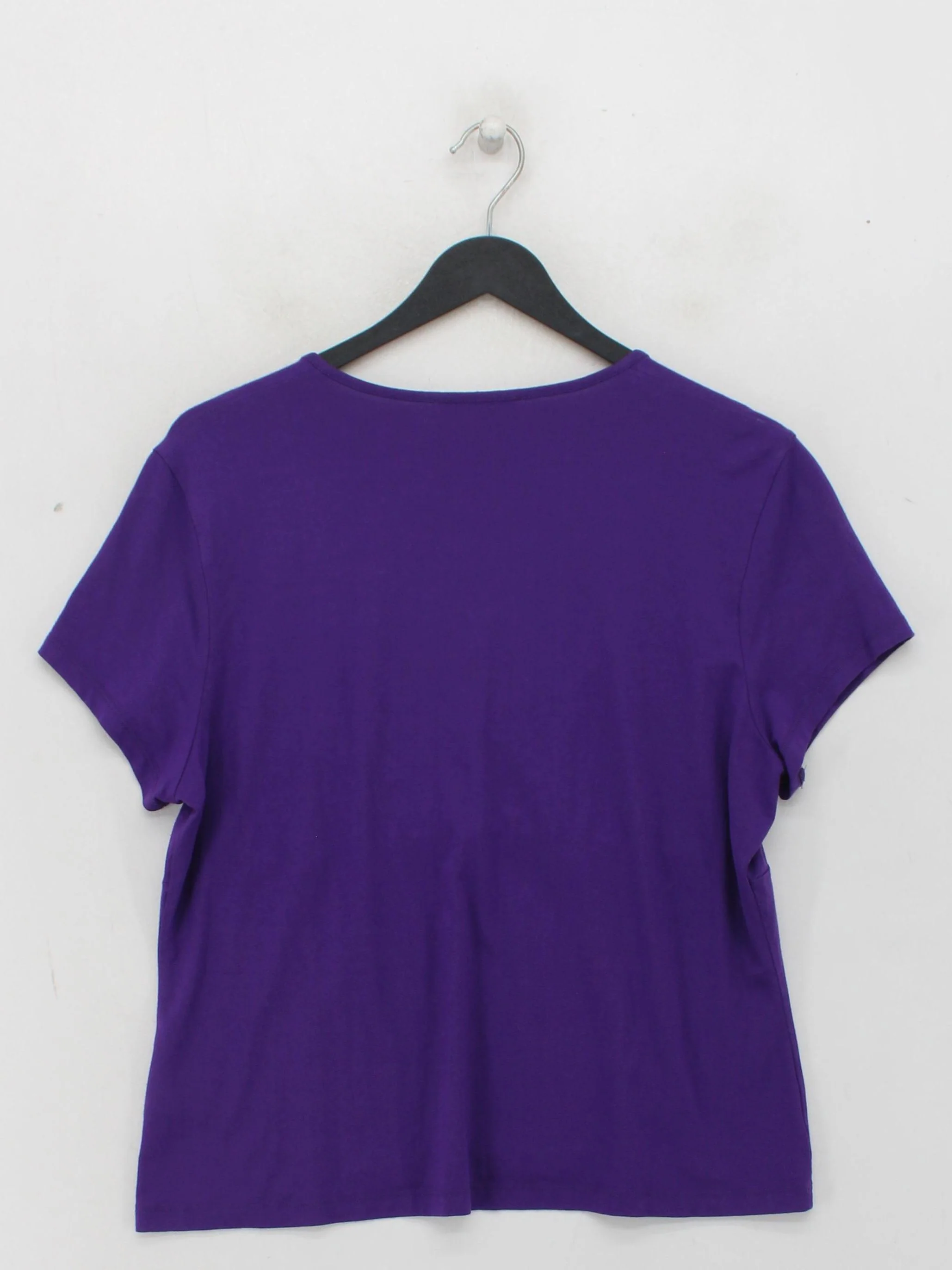 Precis Petite Women's Top L Purple Viscose with Elastane Basic - Image 2
