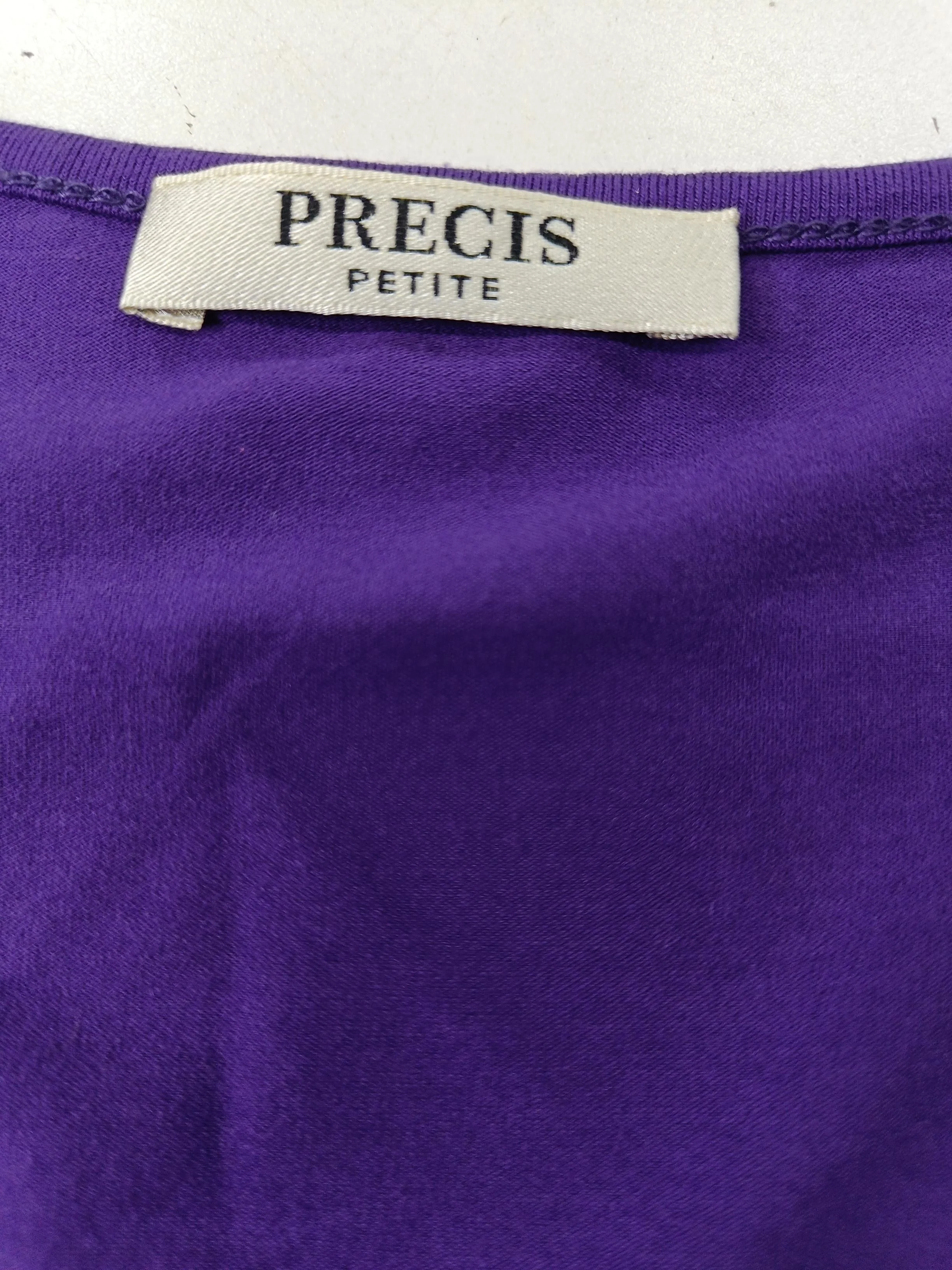 Precis Petite Women's Top L Purple Viscose with Elastane Basic - Image 6