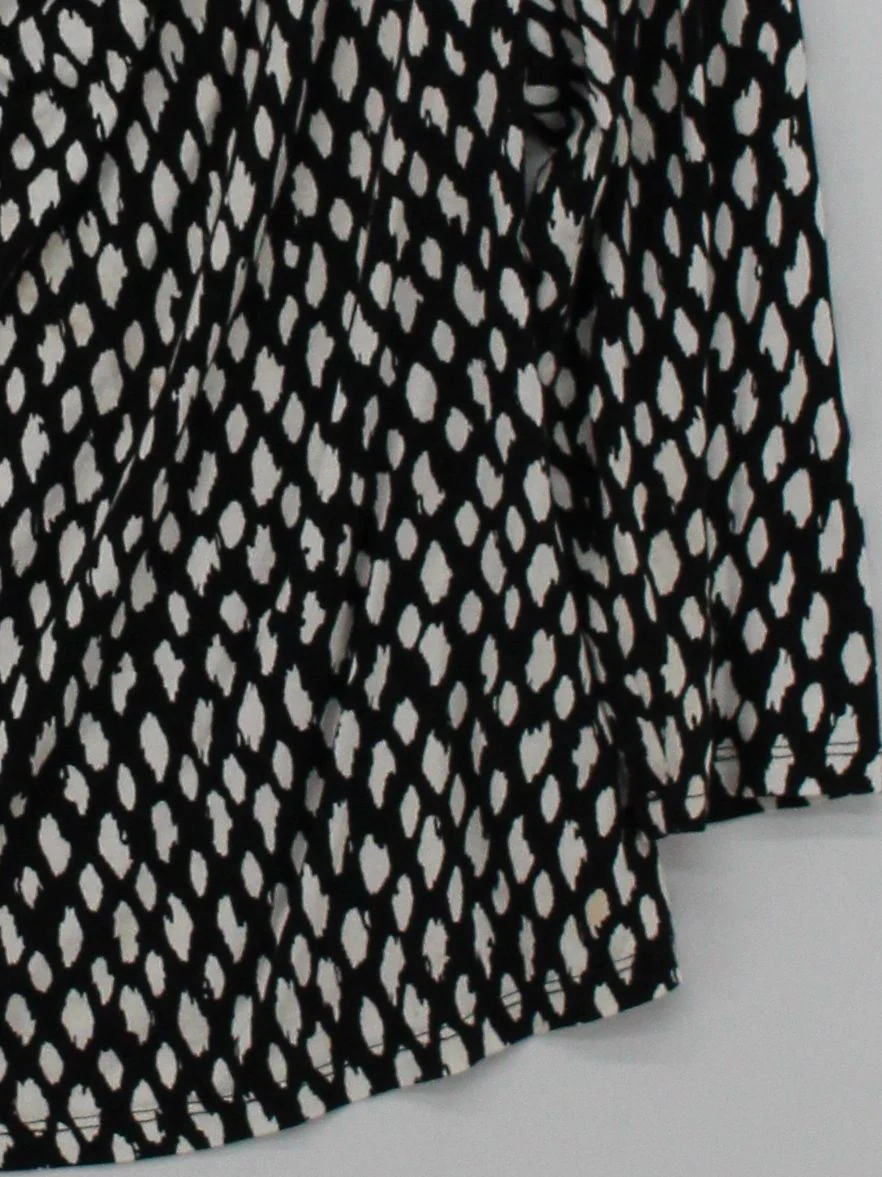 Precis Petite Women's Top UK 10 Multi 100% Other 3/4 Sleeve V-Neck Basic - Image 4