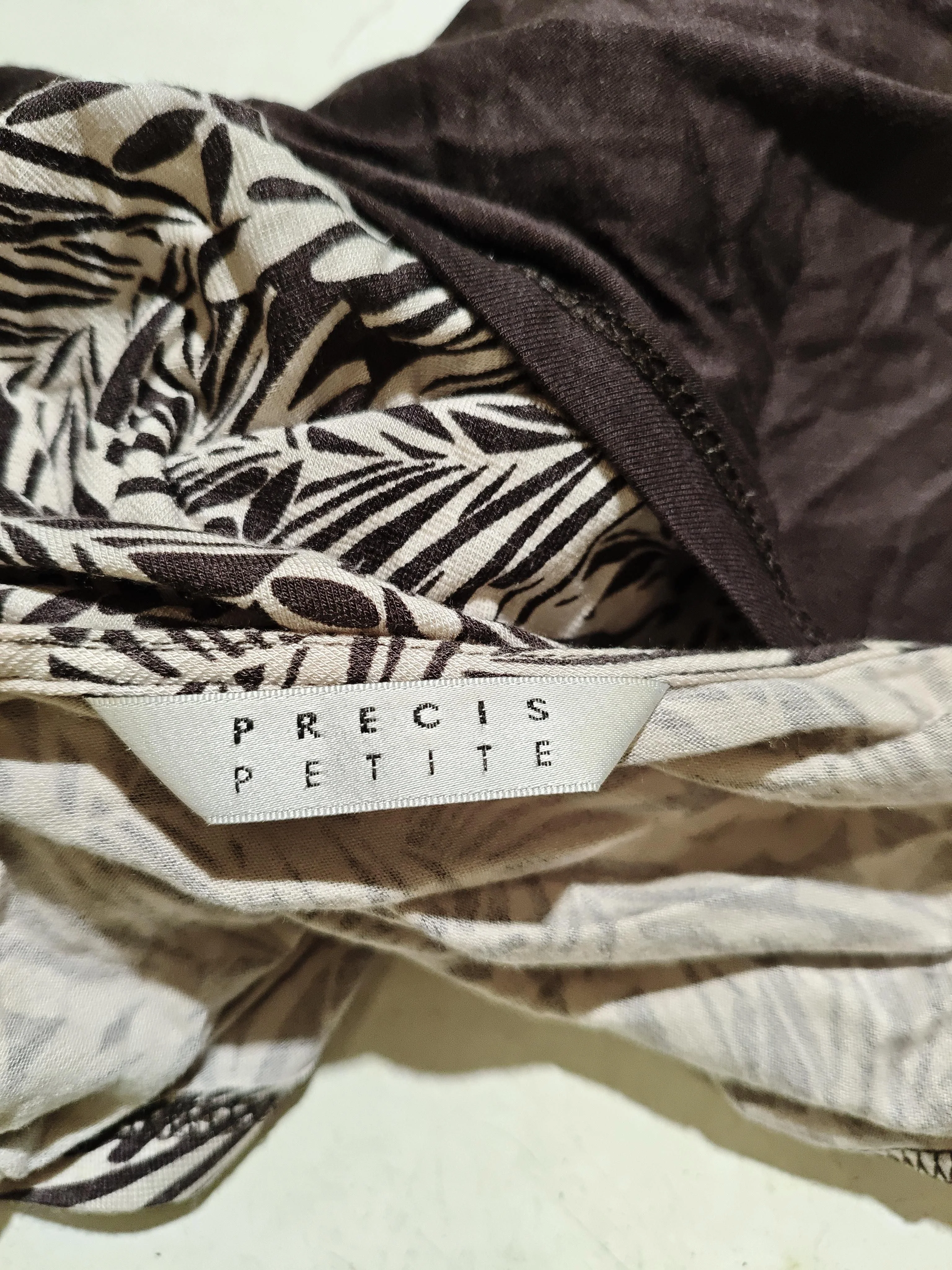 Precis Petite Women's Top UK 10 Multi Viscose with Elastane Basic - Image 5