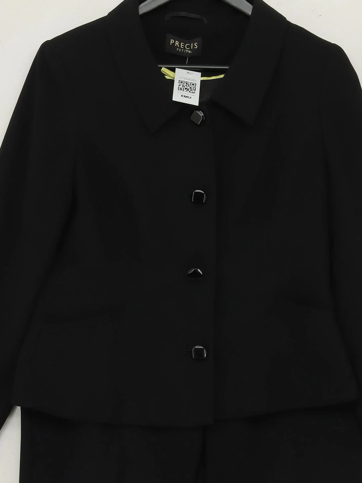 Precis Petite Women's Two Piece Suit UK 12 Black 100% Other Trouser Suit - Image 3