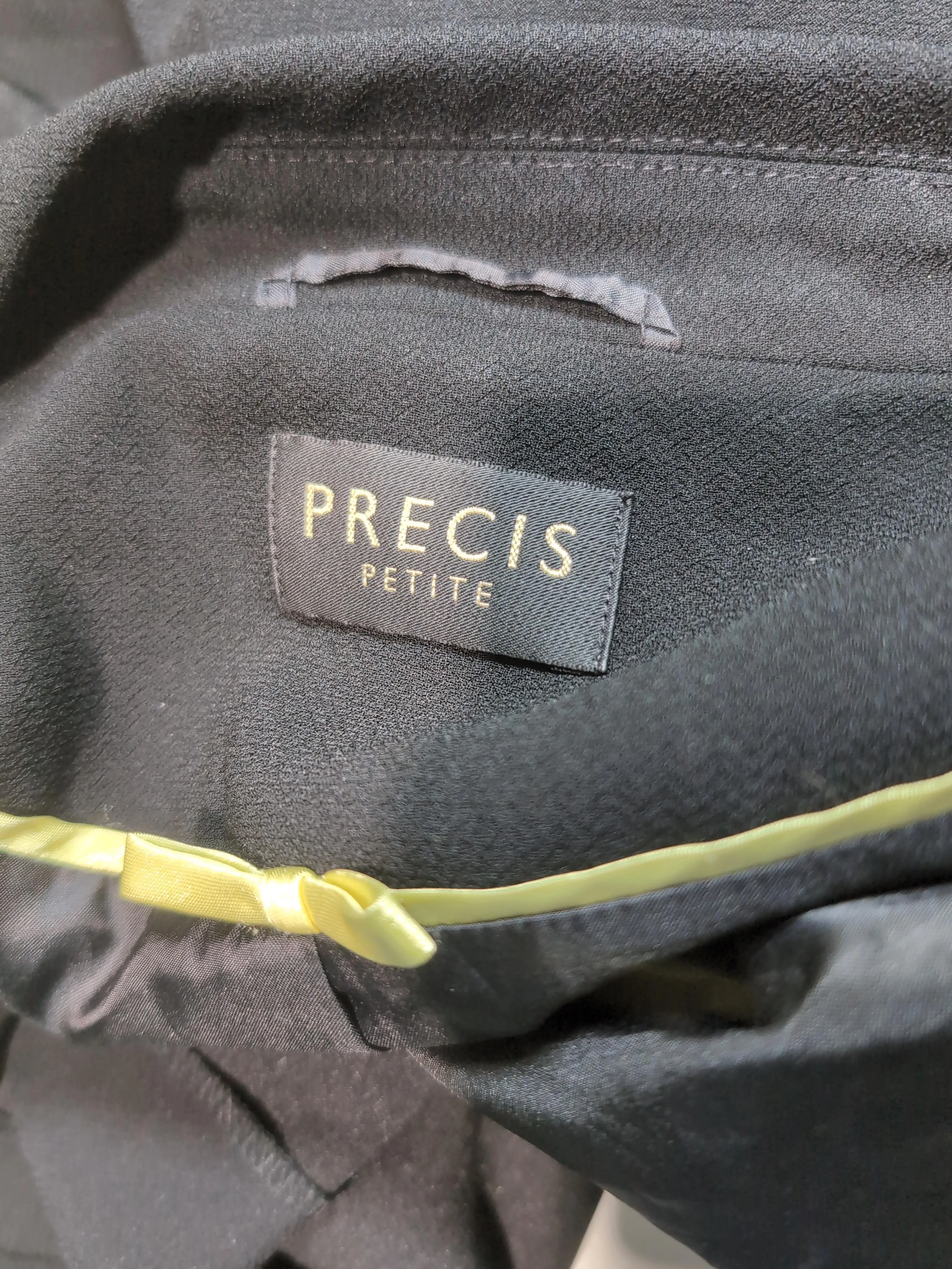 Precis Petite Women's Two Piece Suit UK 12 Black 100% Other Trouser Suit - Image 7