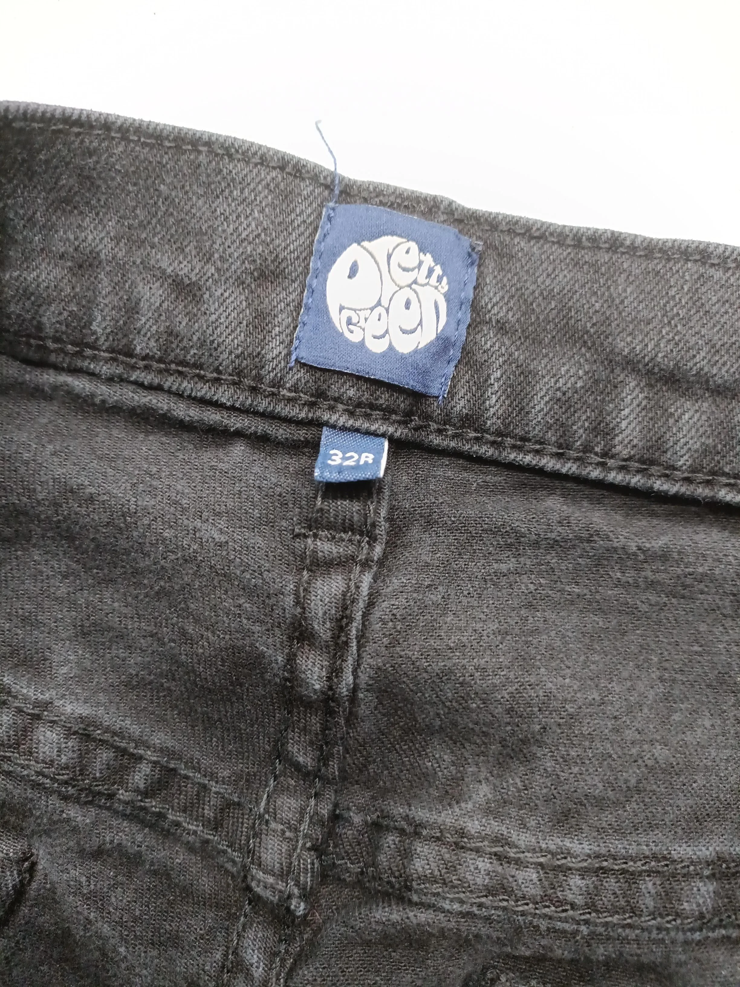 Pretty Green Men's Jeans W 32 in Black Cotton with Other Straight - Image 5