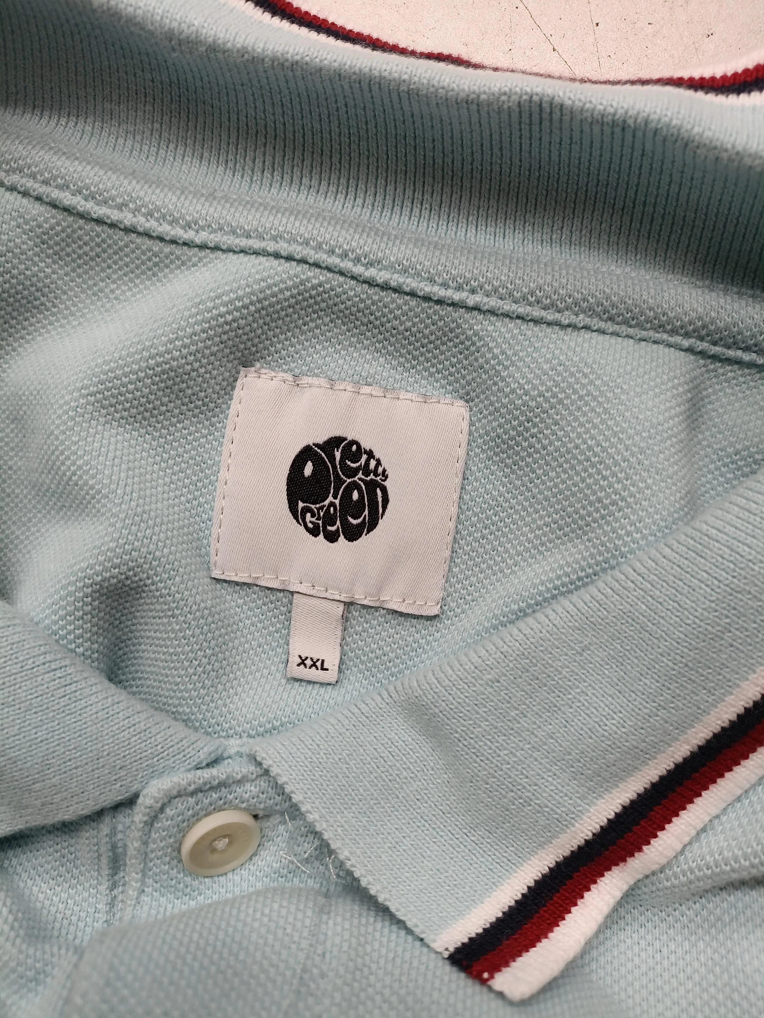 Pretty Green Men's Polo XXL Blue 100% Cotton Basic - Image 5