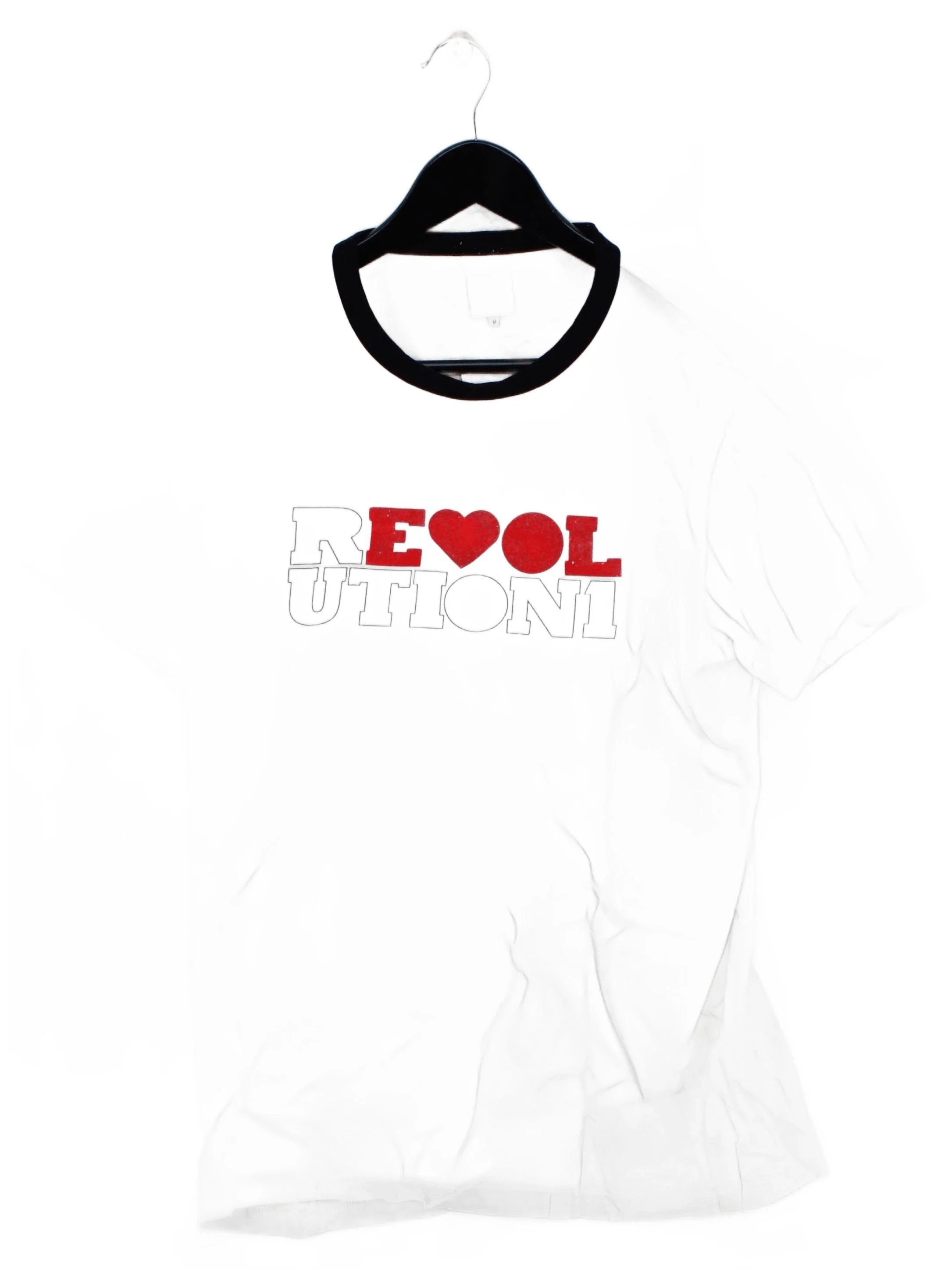 Pretty Green Men's T-Shirt M White Graphic 100% Cotton Basic