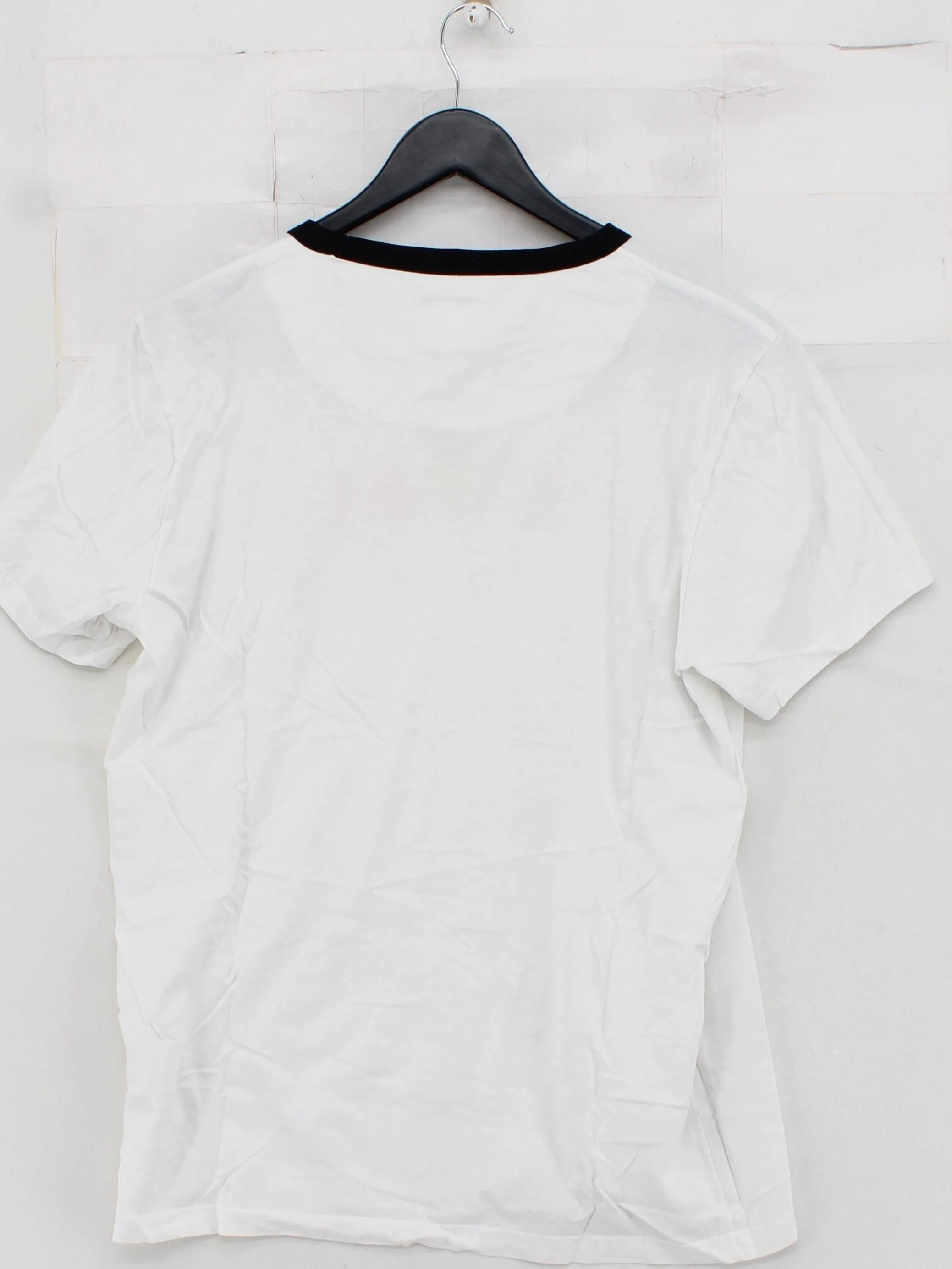 Pretty Green Men's T-Shirt M White Graphic 100% Cotton Basic - Image 2
