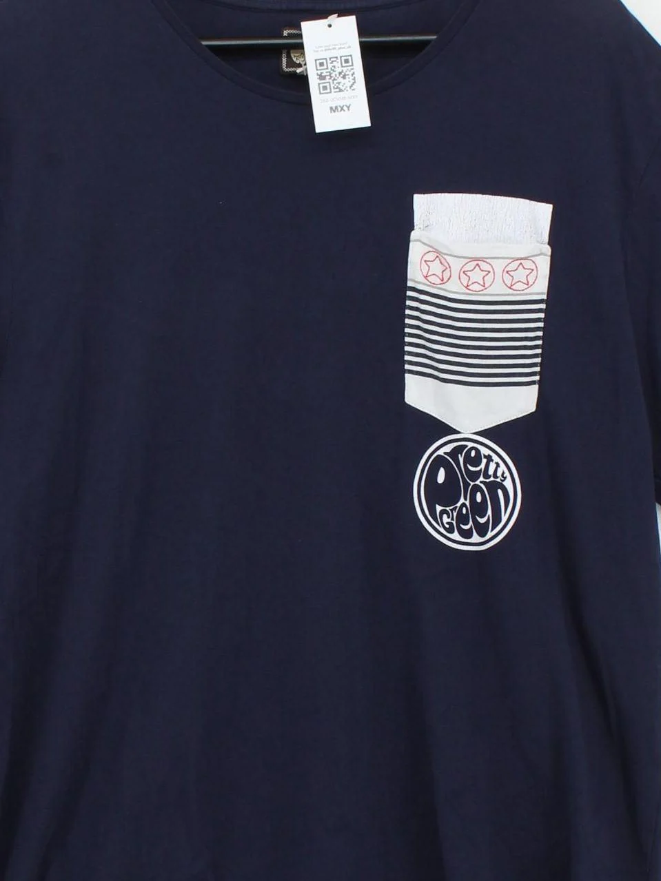Pretty Green Men's T-Shirt XL Blue 100% Cotton Basic - Image 3