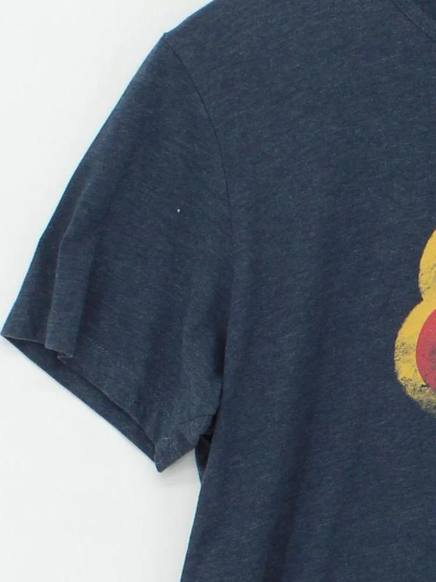 Pretty Green Men's T-Shirt XXL Blue Graphic Cotton with Polyester Basic - Image 4