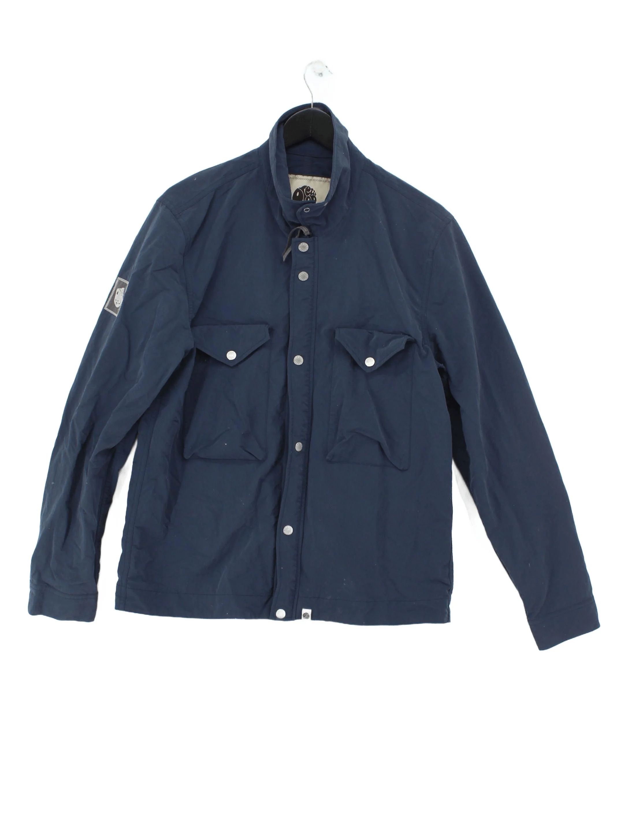 Pretty Green Windbreaker jacket blue
