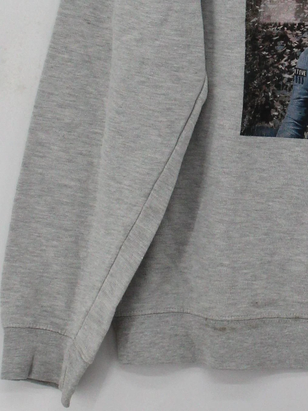 Primitive Apparel Men's Hoodie L Grey Graphic Cotton with Polyester Pullover - Image 4