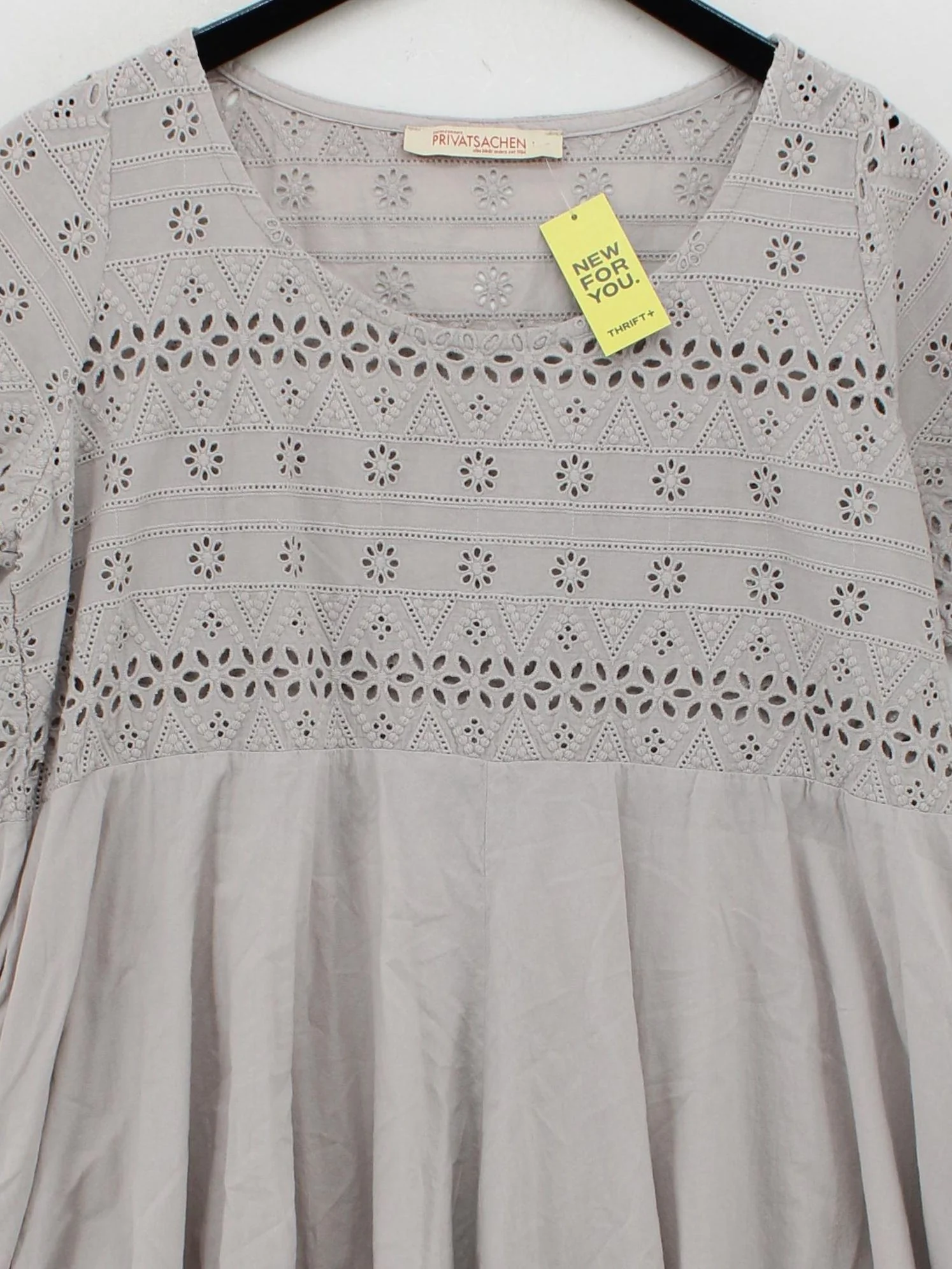 Privatsachen Jumper Midi Dress UK10 in Grey - Image 3