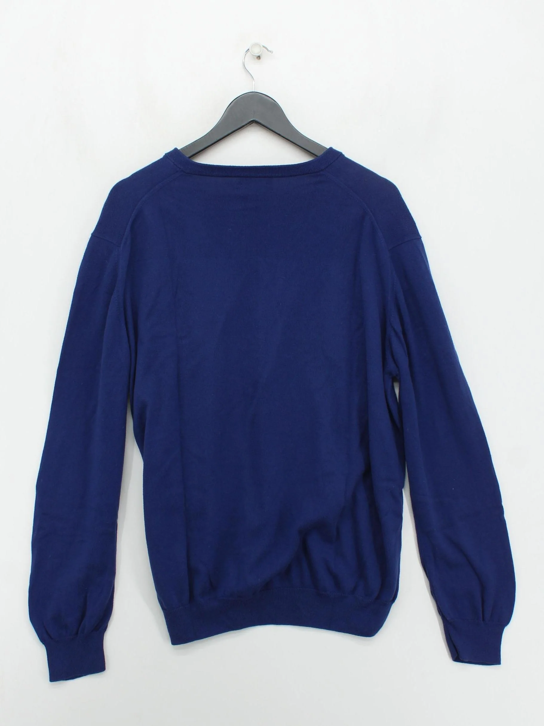 Psycho Bunny By Robert Godley Men's Jumper XL Blue 100% Cotton V-Neck Pullover - Image 2