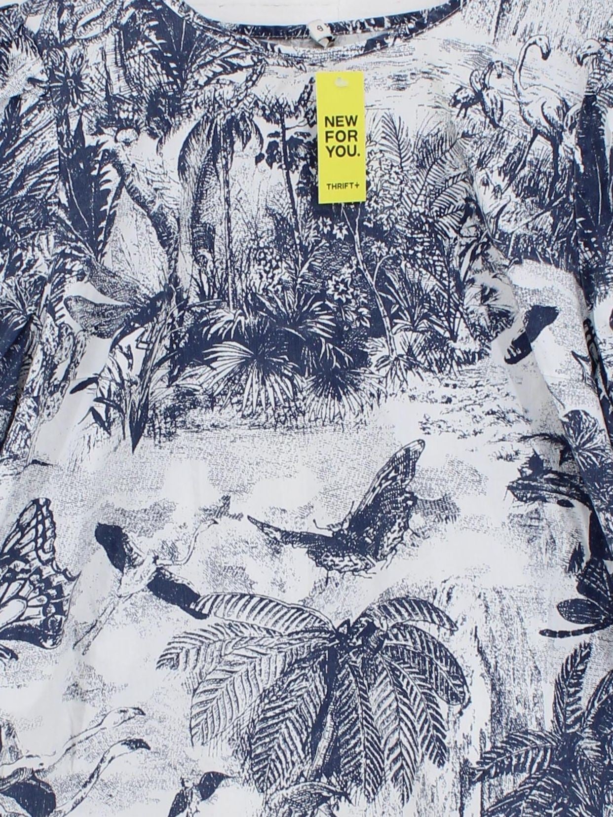 Pulz Women's Top L Multi Cotton with Polyamide, Elastane Basic - Image 3