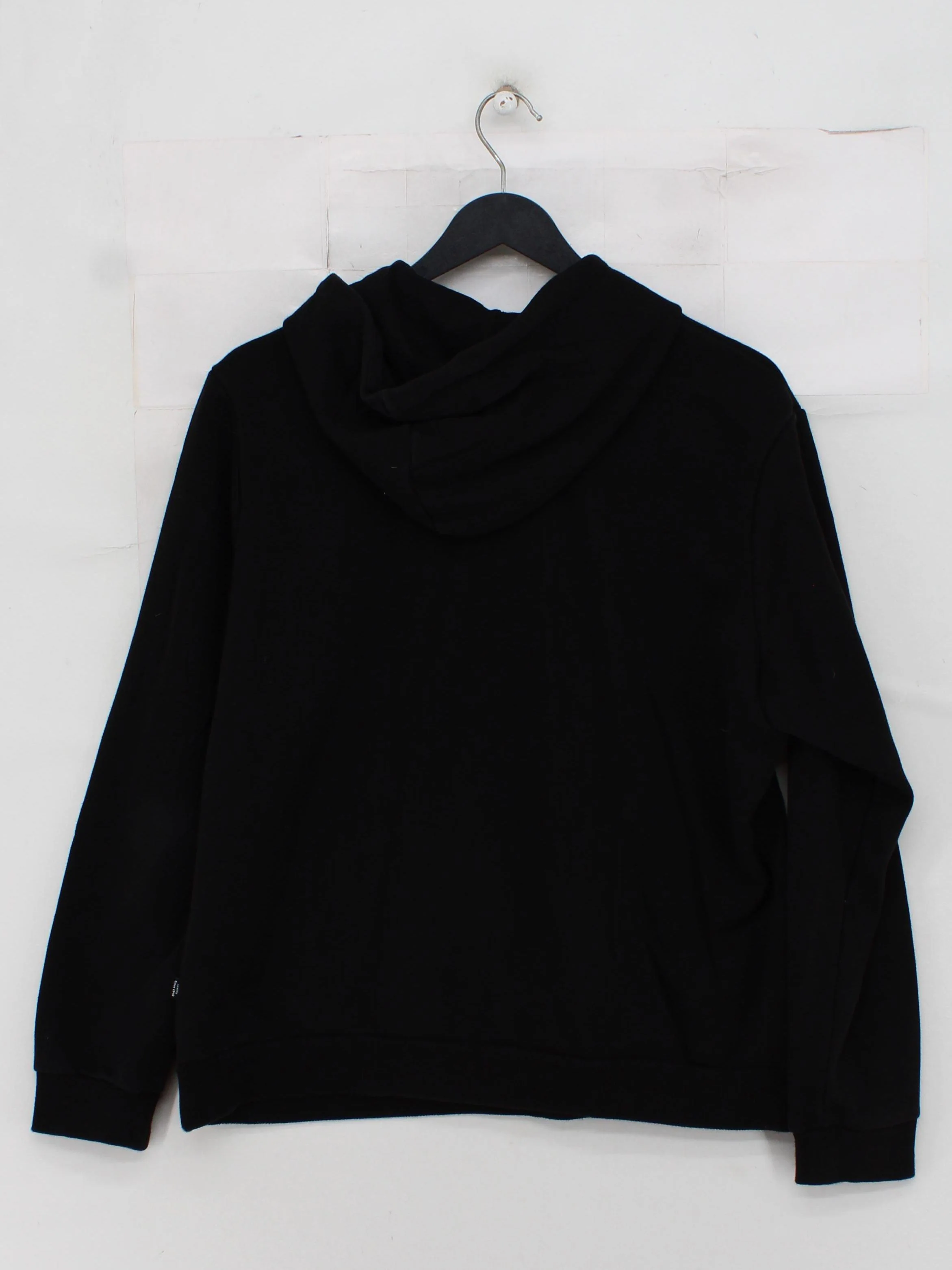 Puma Men's Hoodie L Black Cotton with Polyester, Elastane Pullover - Image 2