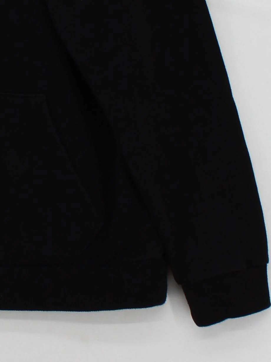 Puma Men's Hoodie L Black Cotton with Polyester, Elastane Pullover - Image 4
