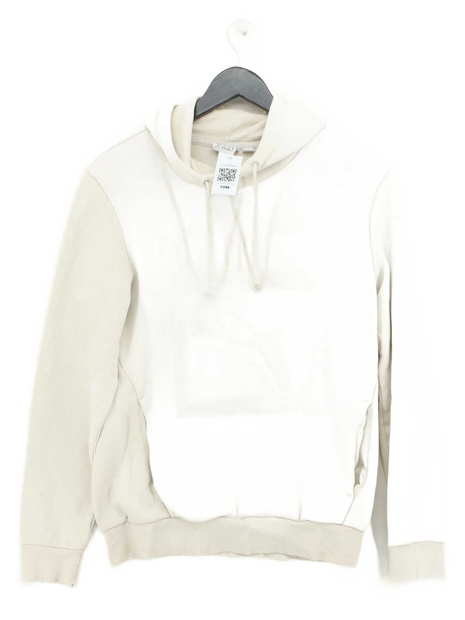 Puma Men's Hoodie S Cream Cotton with Polyester Pullover