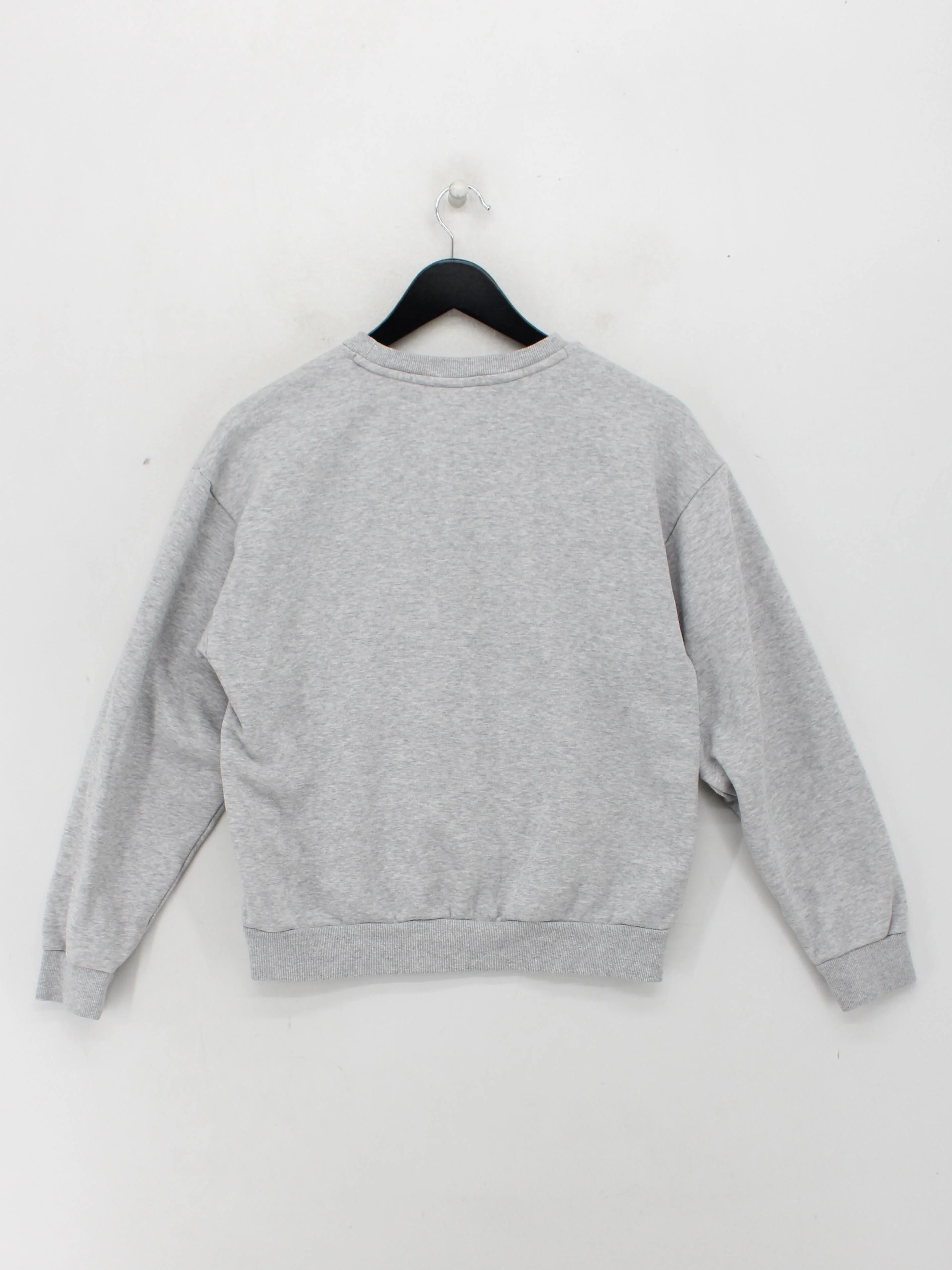Puma Men's Hoodie S Grey Graphic Cotton with Polyester, Elastane Pullover - Image 2