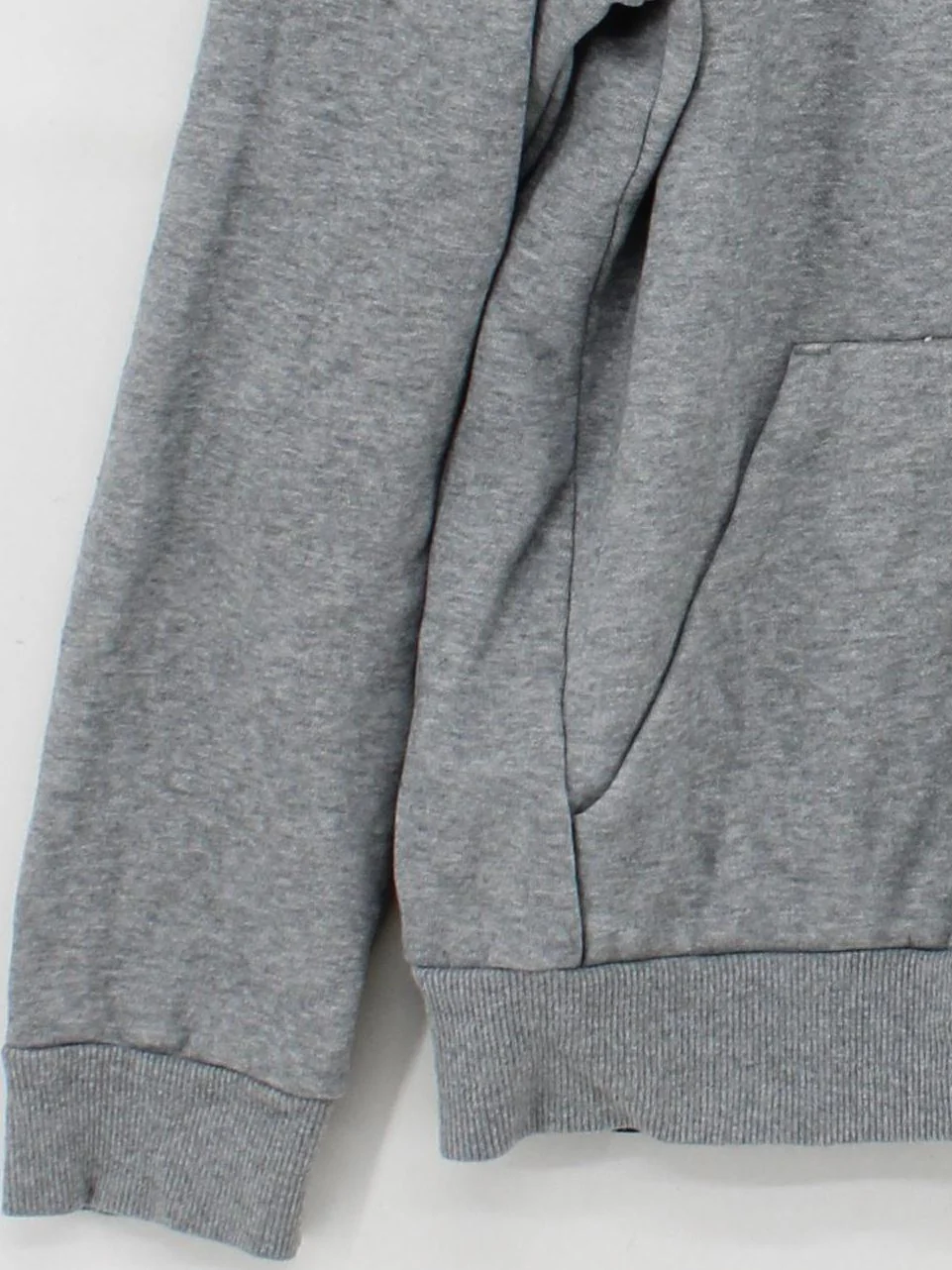 Puma Men's Hoodie S Grey Graphic Cotton with Polyester Pullover - Image 4
