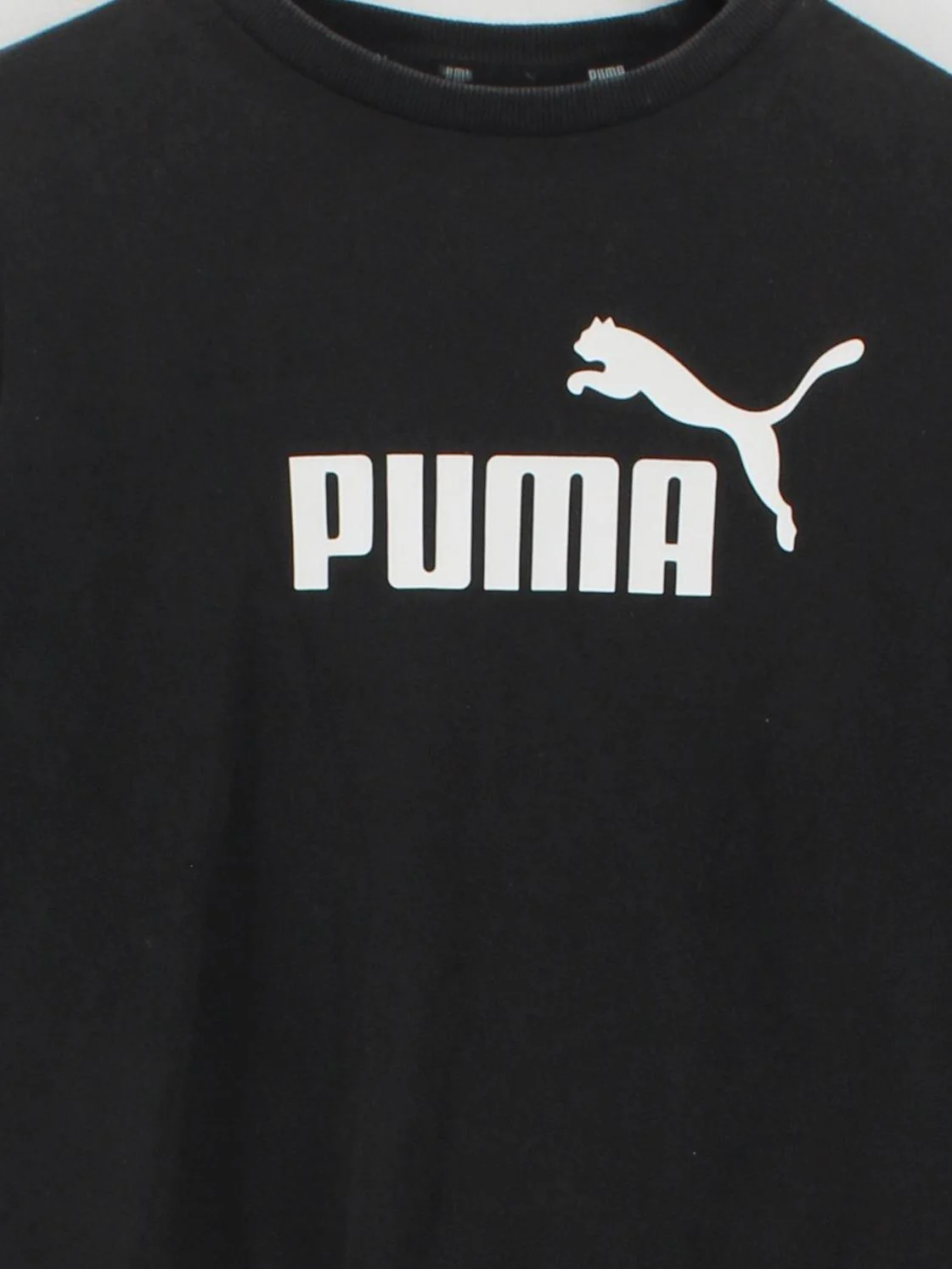 Puma Men's Hoodie XS Black Graphic Cotton with Polyester, Elastane Pullover - Image 3