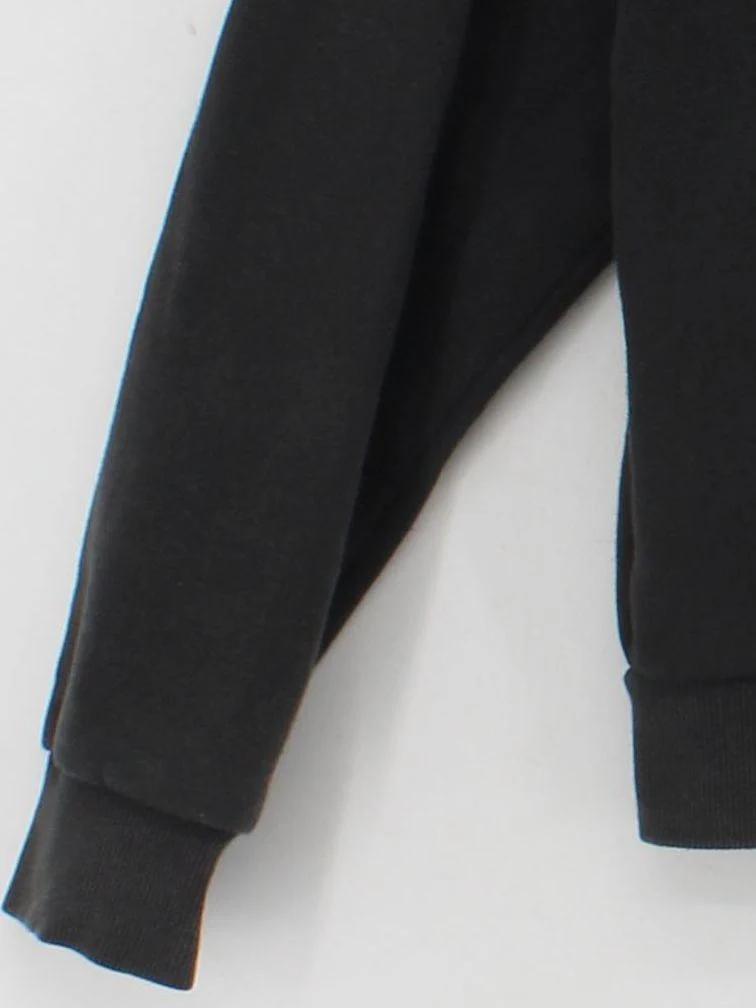 Puma Men's Hoodie XS Black Graphic Cotton with Polyester, Elastane Pullover - Image 4