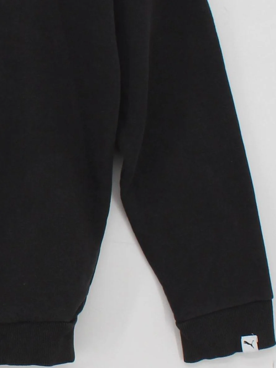 Puma Men's Jumper S Black Cotton with Polyester Crew Neck Pullover - Image 4