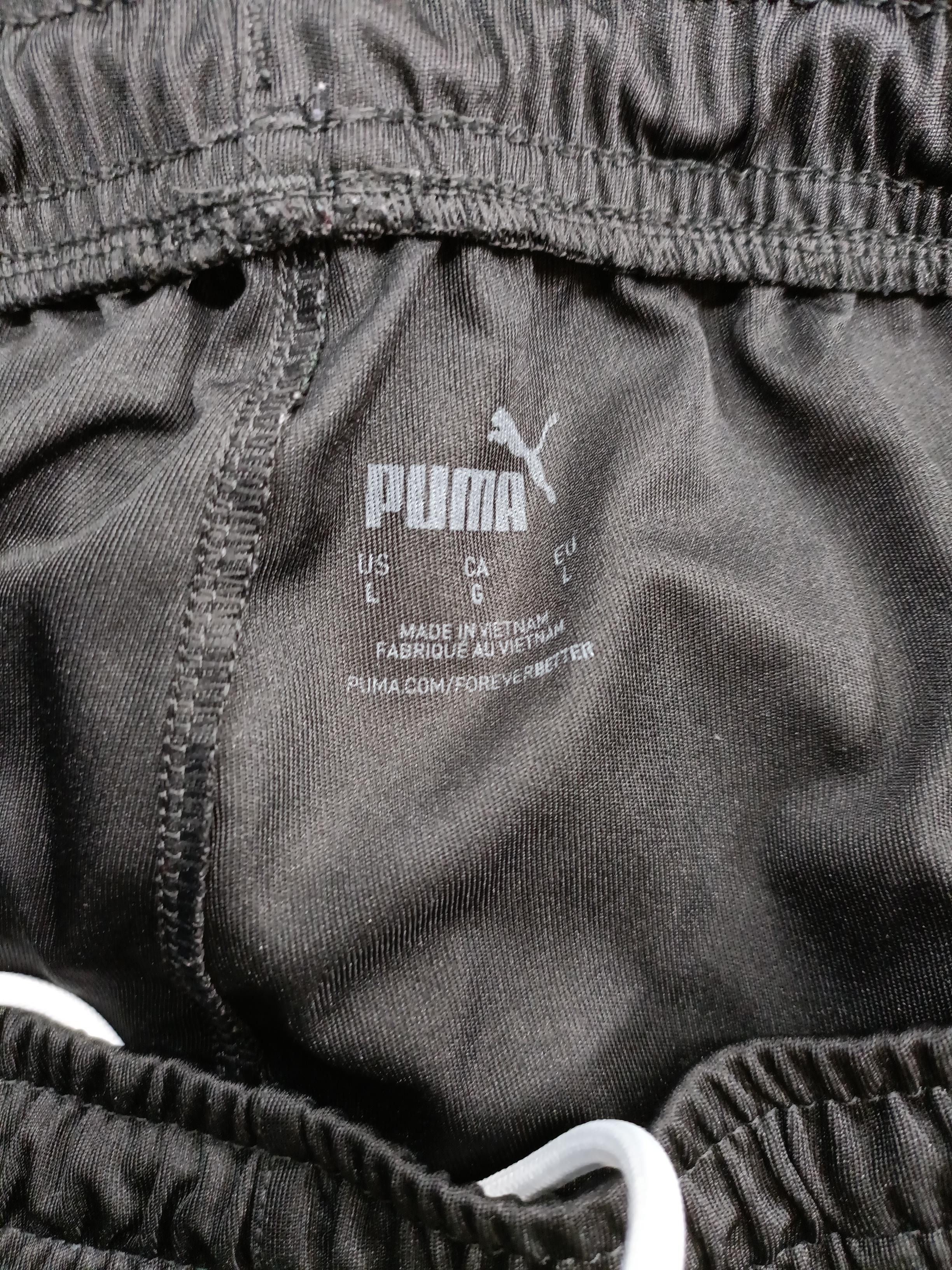 Puma Men's Shorts L Black 100% Other Sweat - Image 5