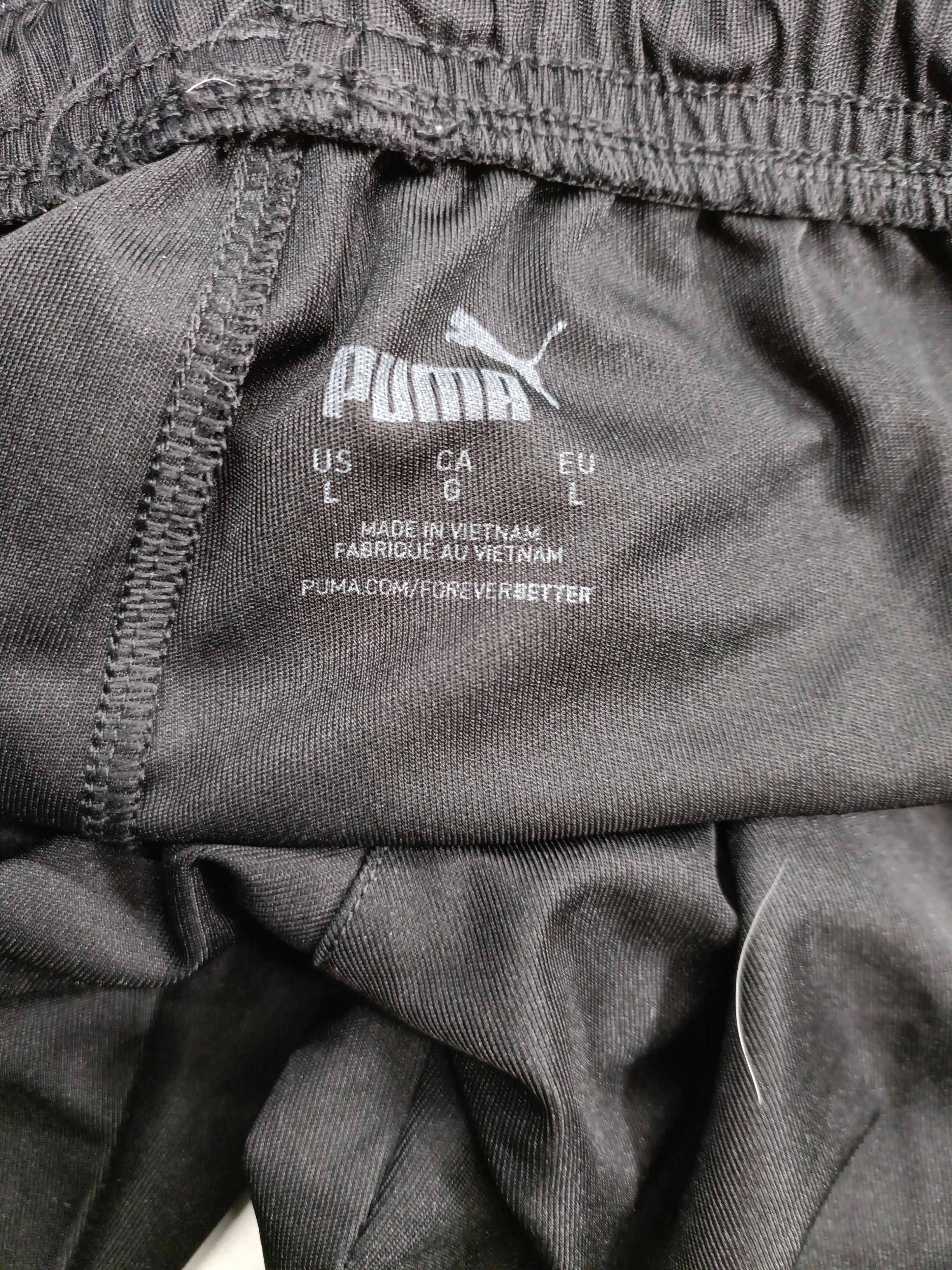 Puma Men's Shorts L Black 100% Other Sweat - Image 5