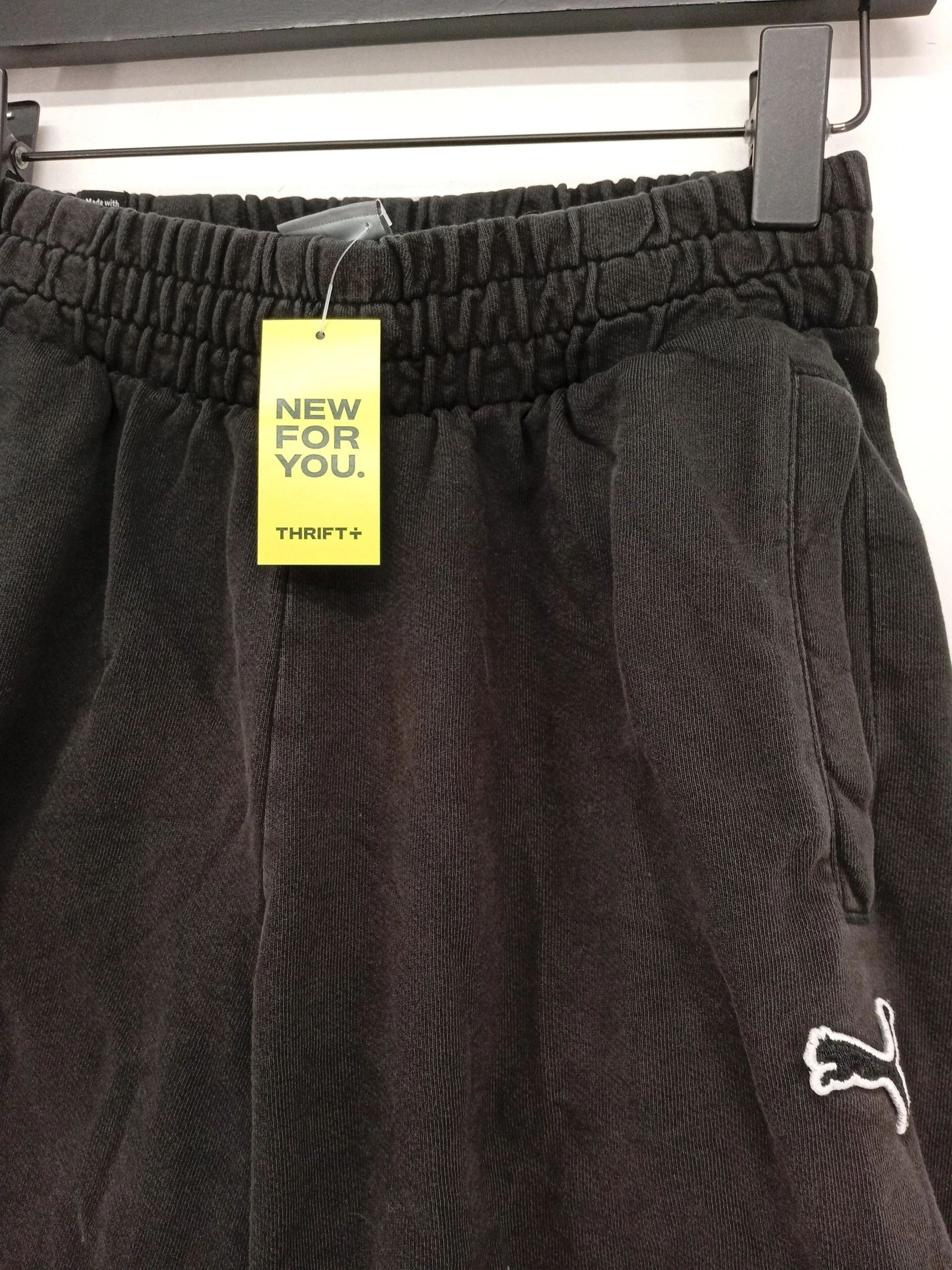 Puma Men's Shorts S Black 100% Cotton Sweat - Image 5