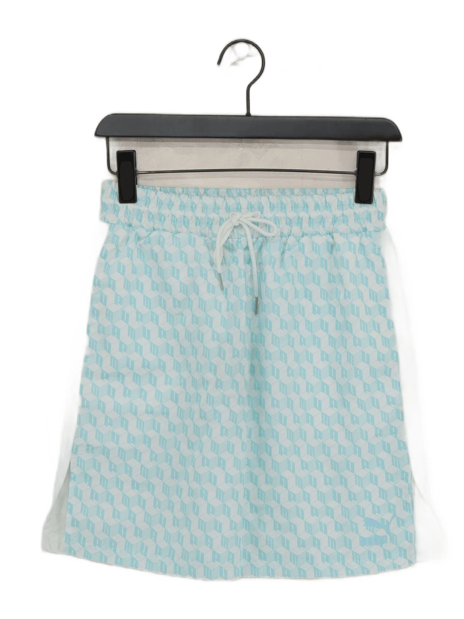 Puma Men's Shorts XS Blue Geometric 100% Polyester Sweat