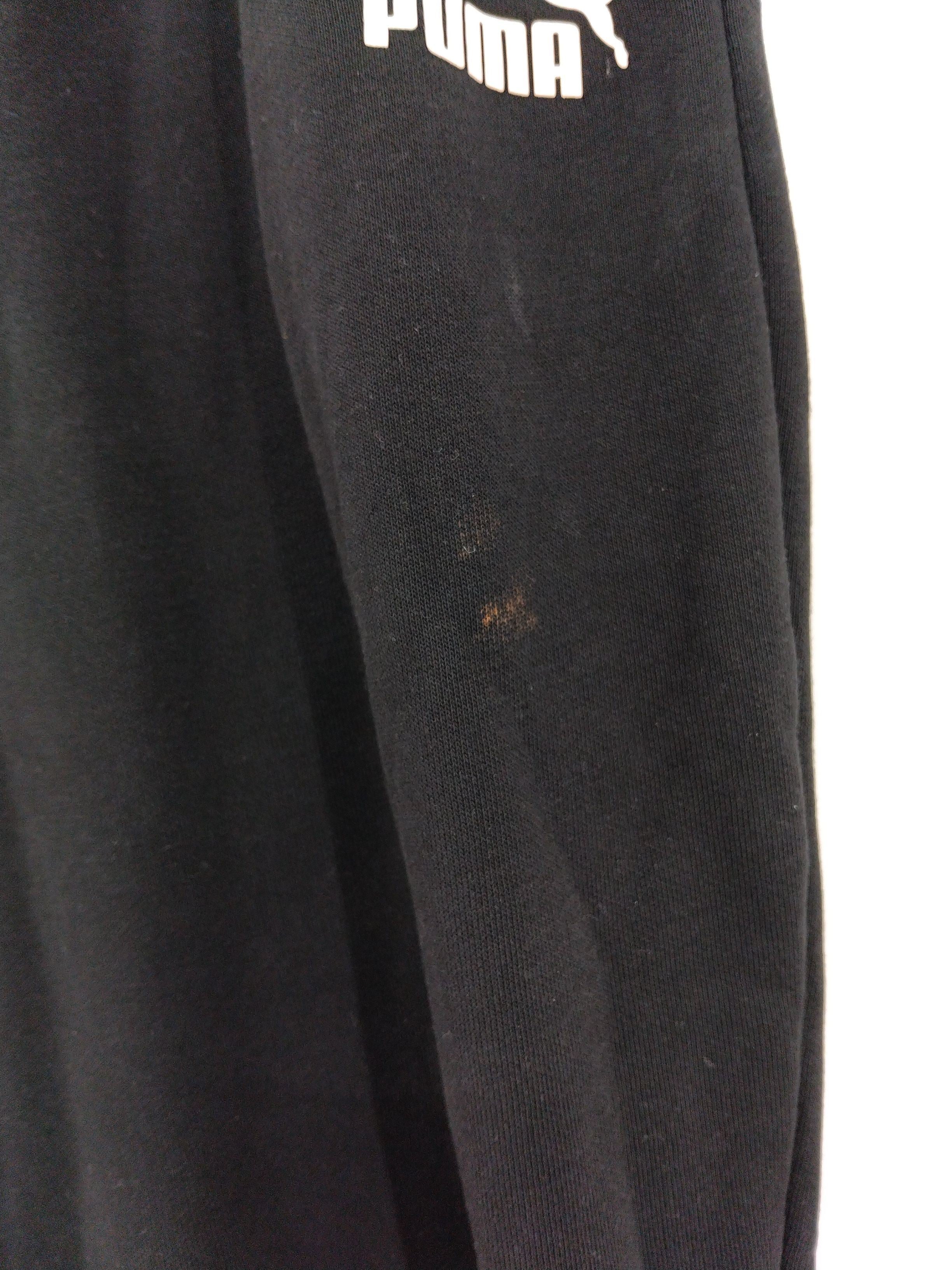 Puma Men's Sports Bottoms M Black 100% Cotton Sweatpants - Image 5