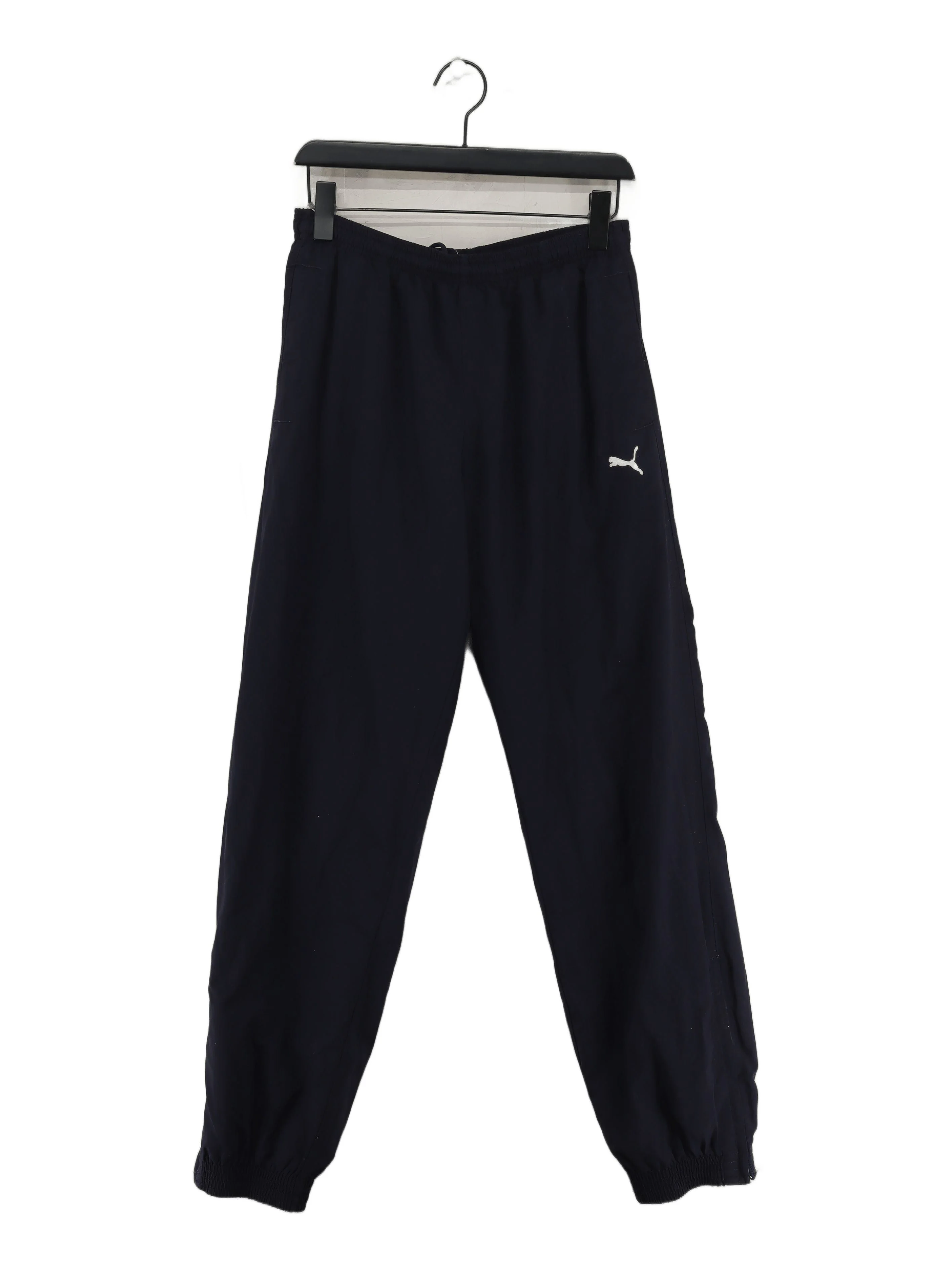 Puma Men's Sports Bottoms M Blue Polyester with Nylon, Polyamide Sweatpants