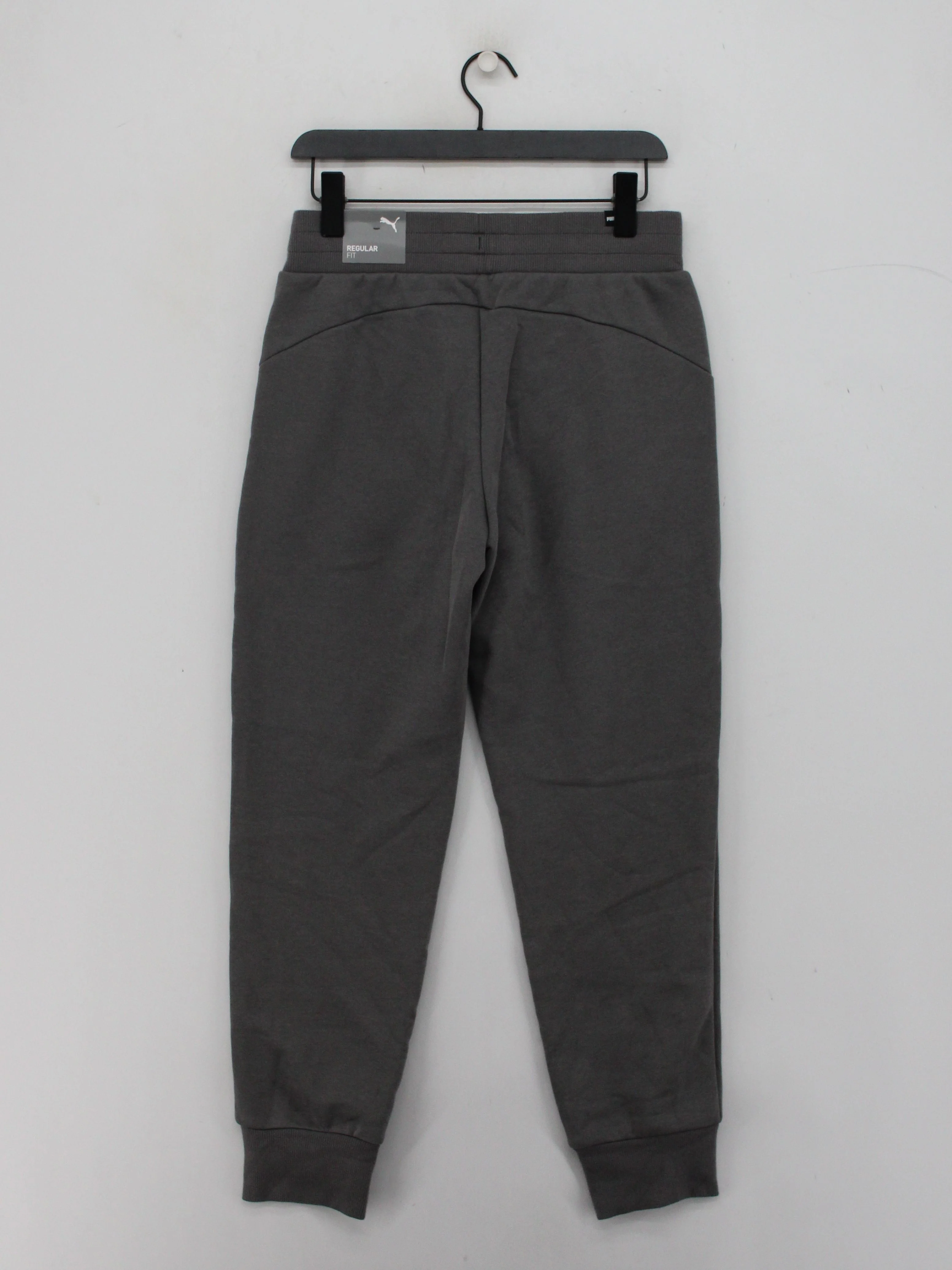 Puma Men's Sports Bottoms M Grey Cotton with Polyester, Elastane Sweatpants - Image 2