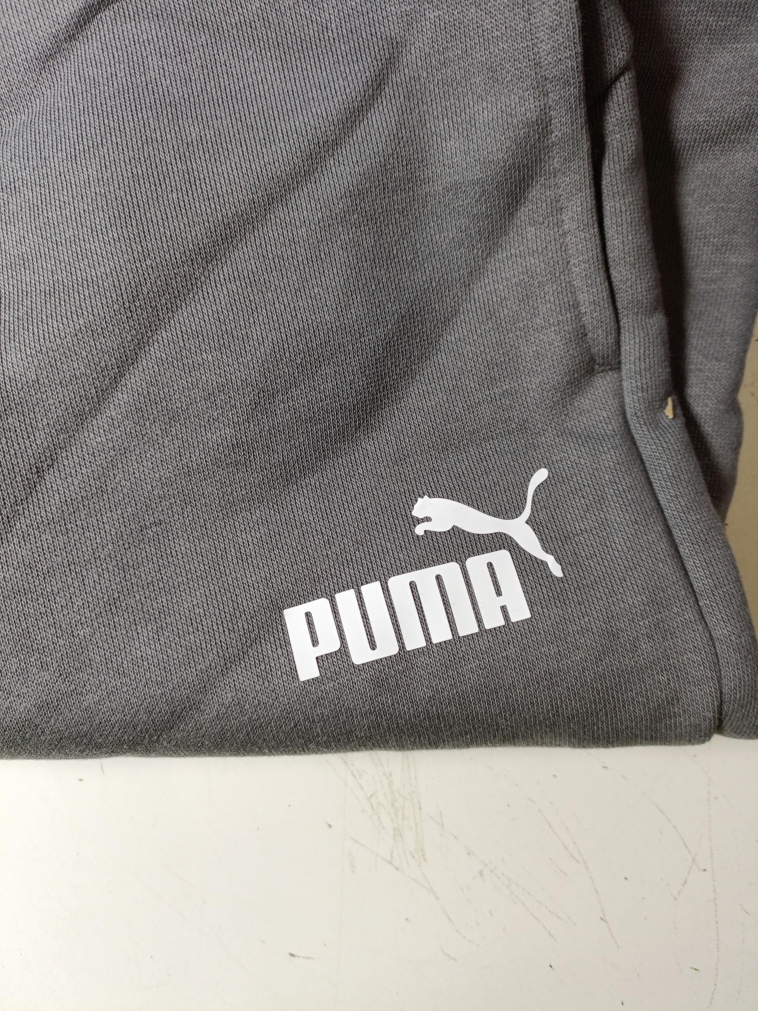 Puma Men's Sports Bottoms M Grey Cotton with Polyester, Elastane Sweatpants - Image 5