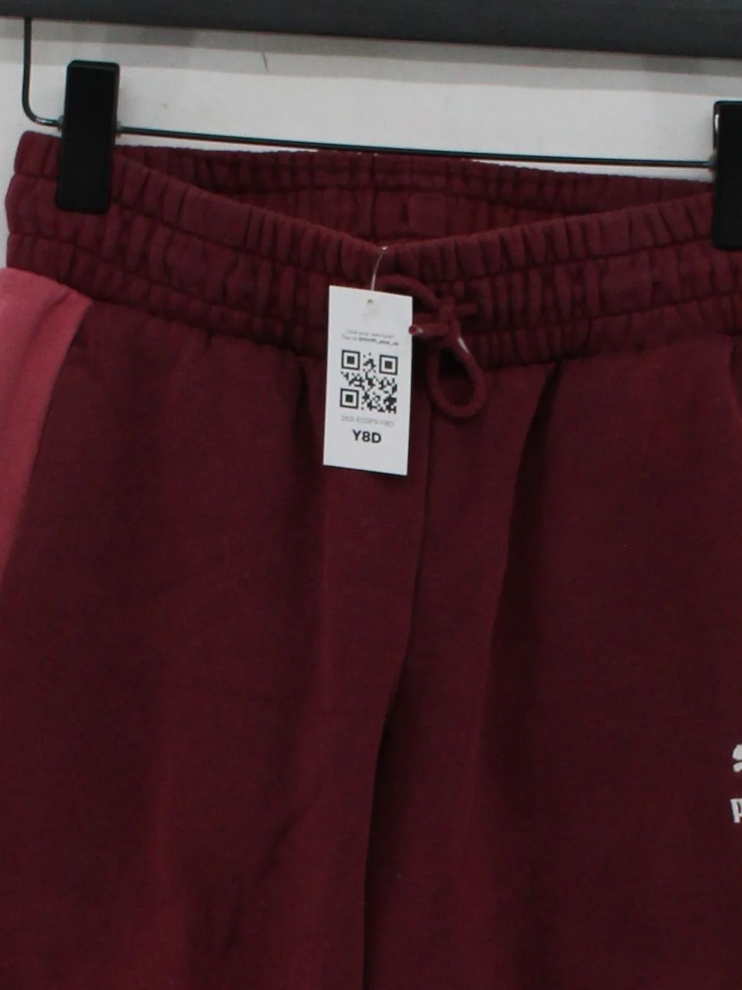 Puma Men's Sports Bottoms S Red 100% Cotton Sweatpants - Image 3
