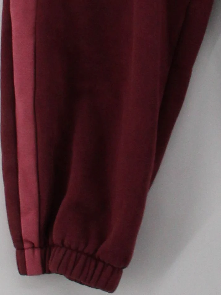 Puma Men's Sports Bottoms S Red 100% Cotton Sweatpants - Image 4
