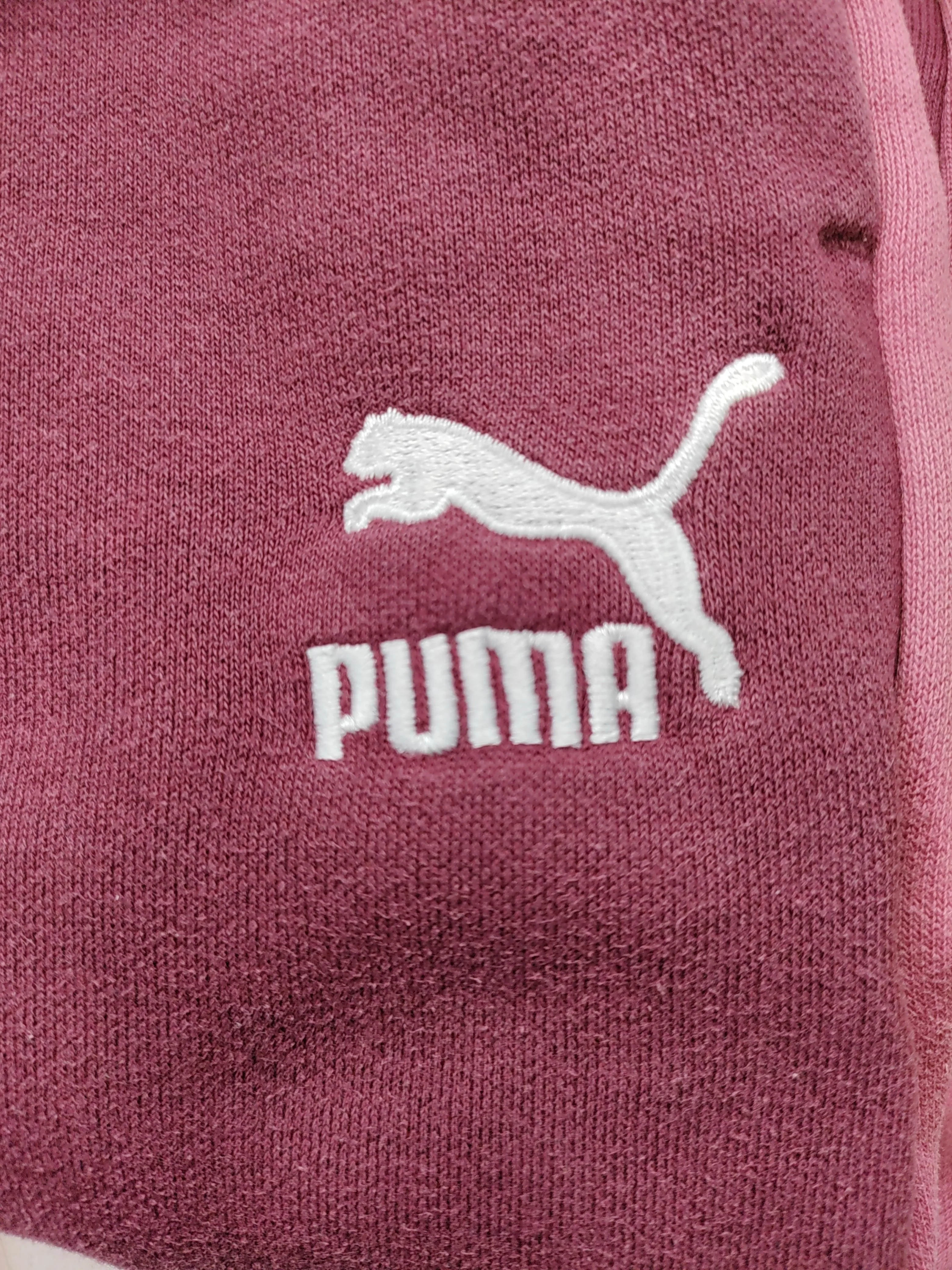 Puma Men's Sports Bottoms S Red 100% Cotton Sweatpants - Image 5