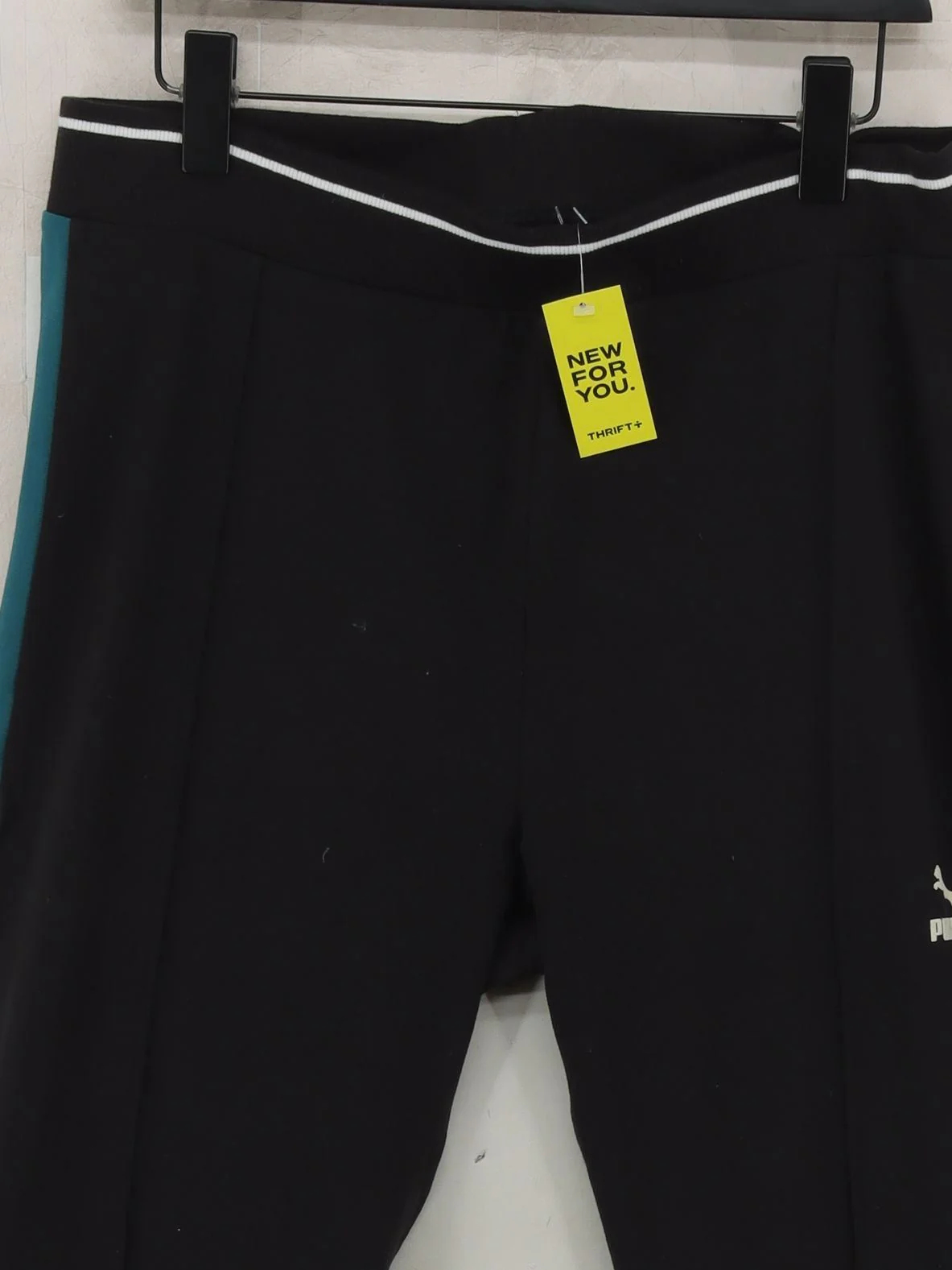 Puma Men's Sports Bottoms XL Black Cotton with Elastane Sweatpants - Image 3