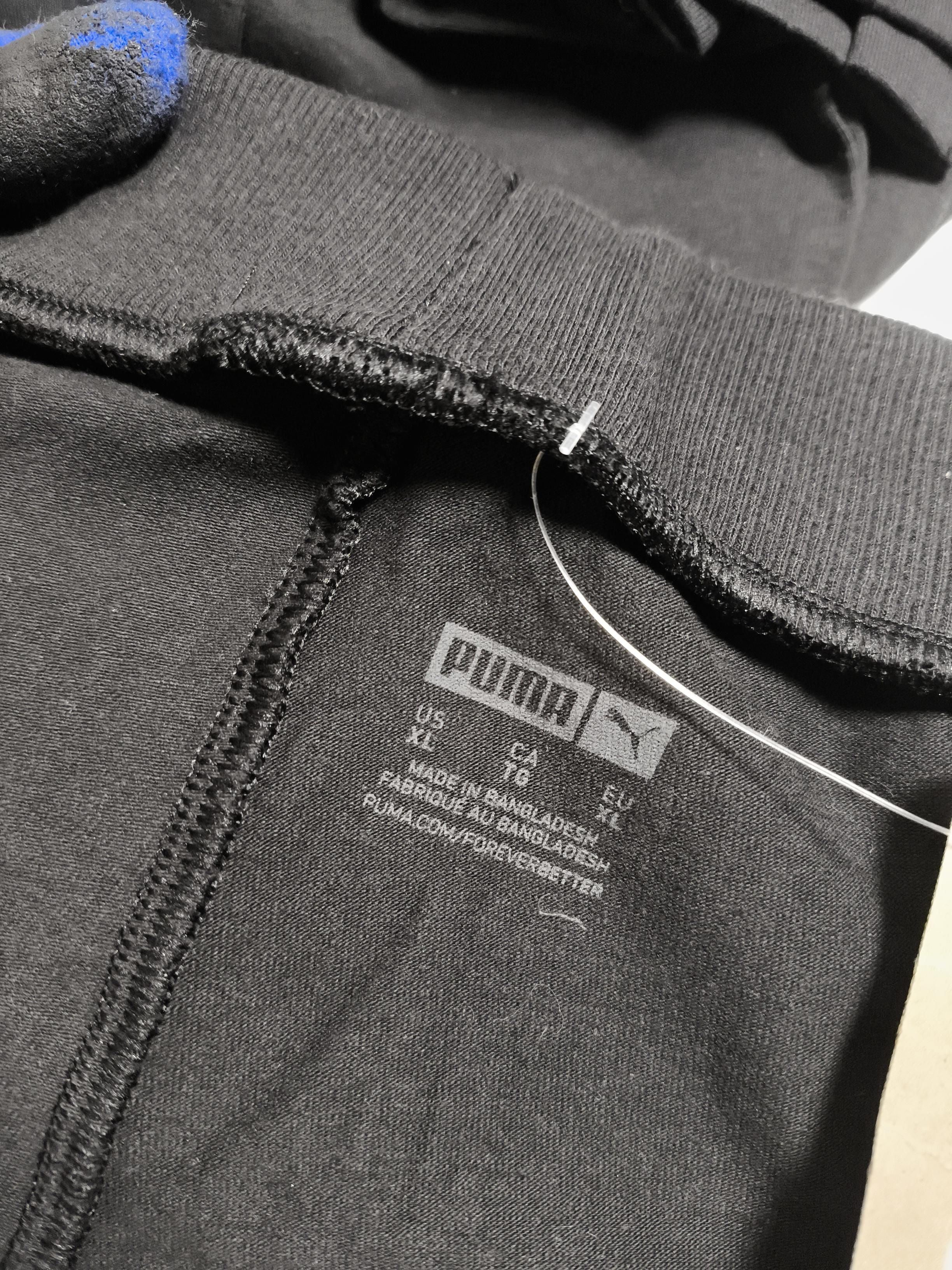 Puma Men's Sports Bottoms XL Black Cotton with Elastane Sweatpants - Image 5