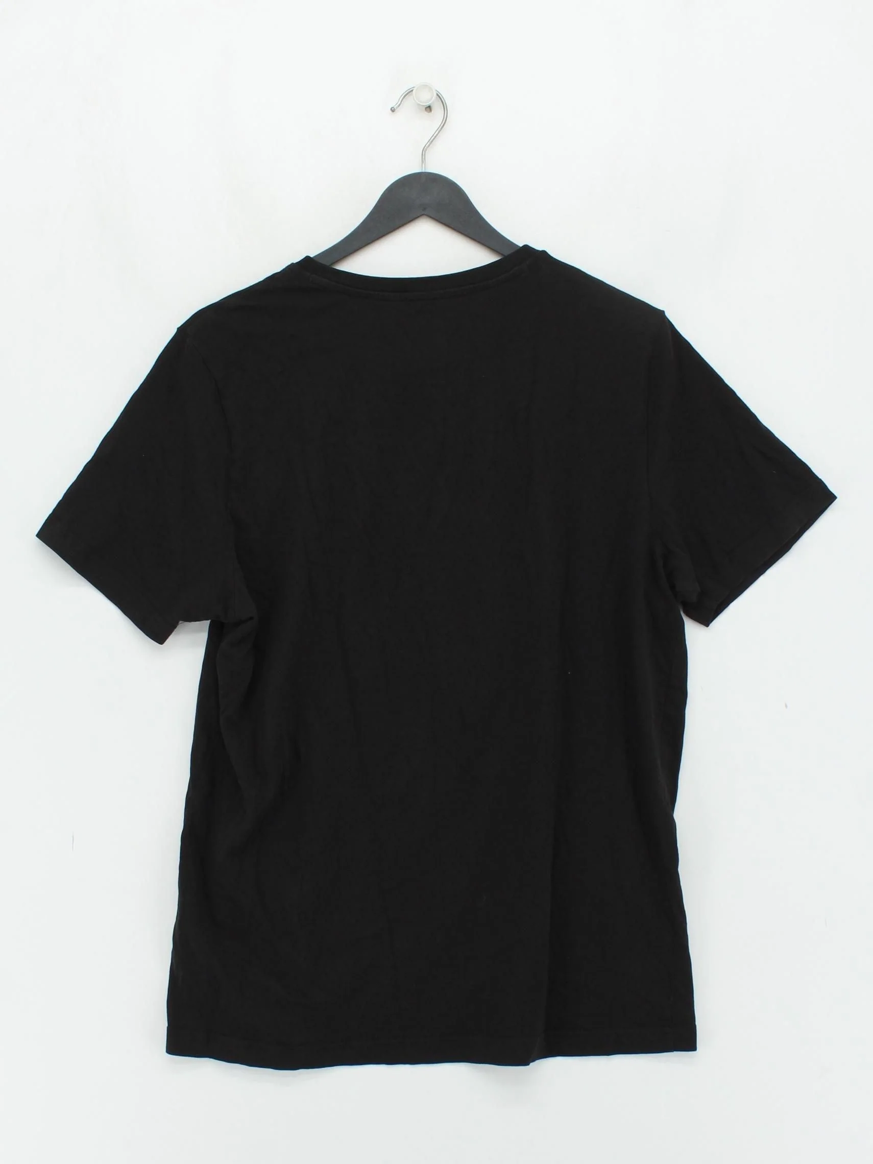 Puma Men's T-Shirt M Black Graphic 100% Cotton Basic - Image 2