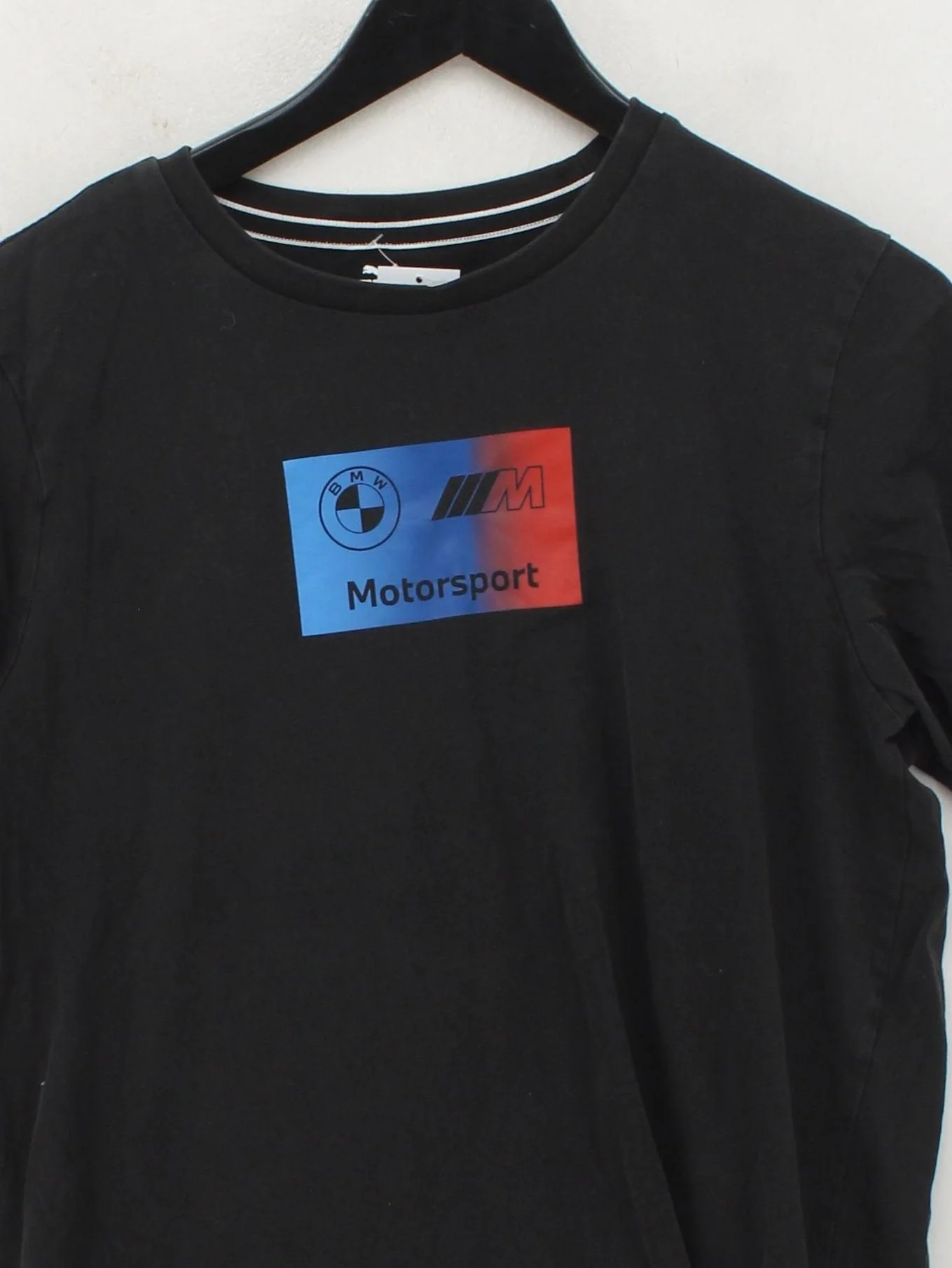 Puma Men's T-Shirt M Black Graphic 100% Cotton Basic - Image 3